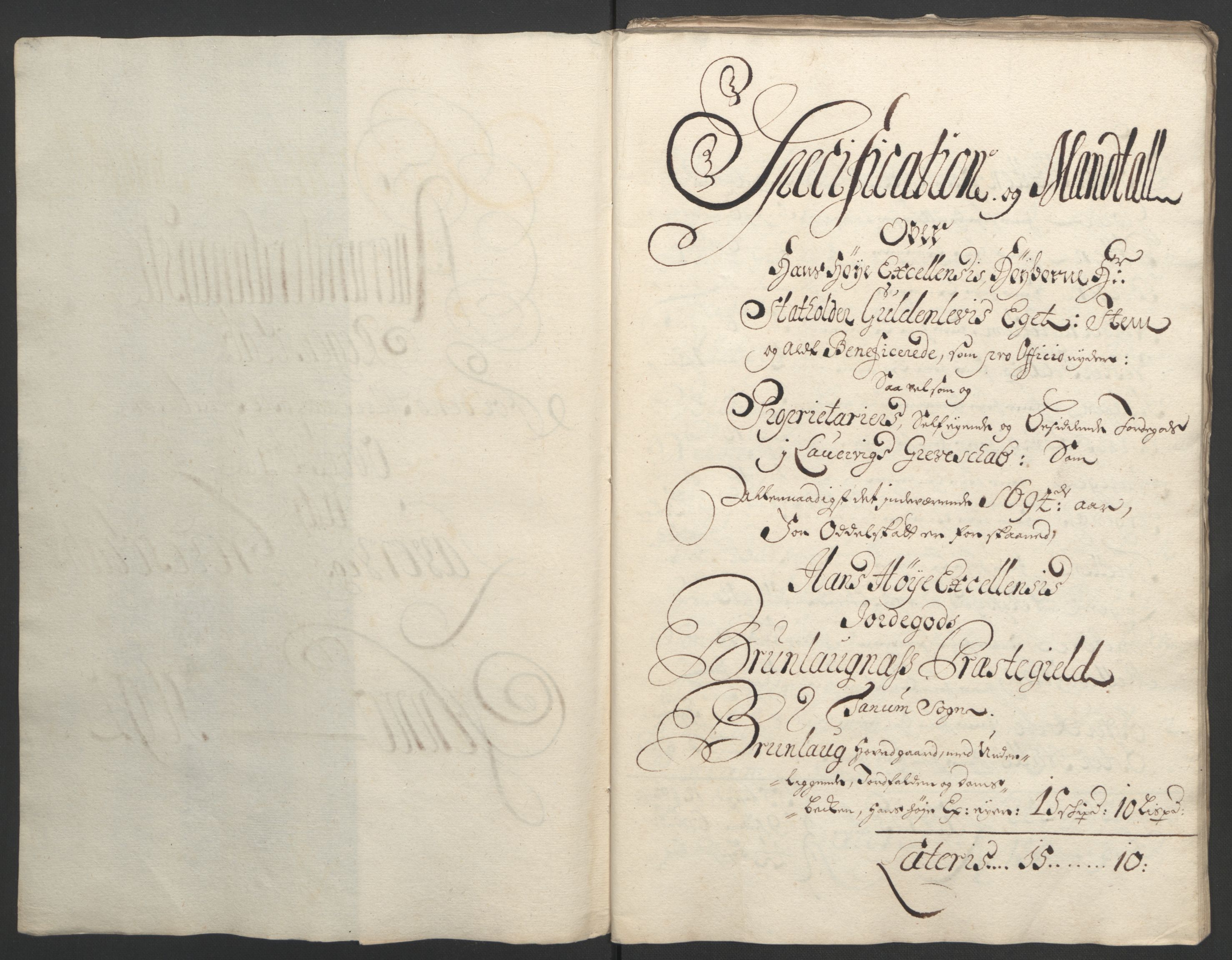 Rentekammeret inntil 1814, Reviderte regnskaper, Fogderegnskap, RA/EA-4092/R33/L1974: Fogderegnskap Larvik grevskap, 1693-1695, p. 89