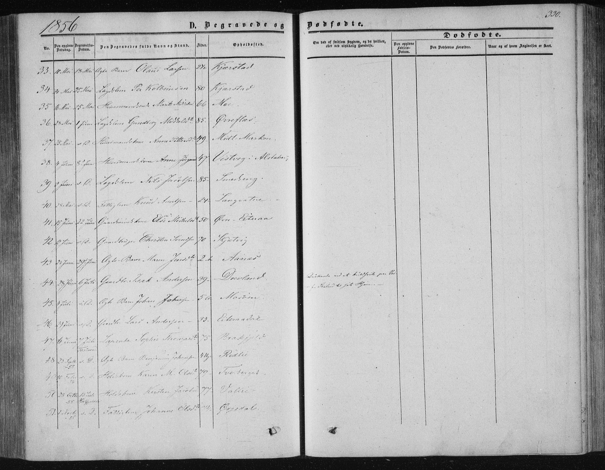 Ministerialprotokoller, klokkerbøker og fødselsregistre - Nordland, AV/SAT-A-1459/820/L0293: Parish register (official) no. 820A14, 1855-1865, p. 330