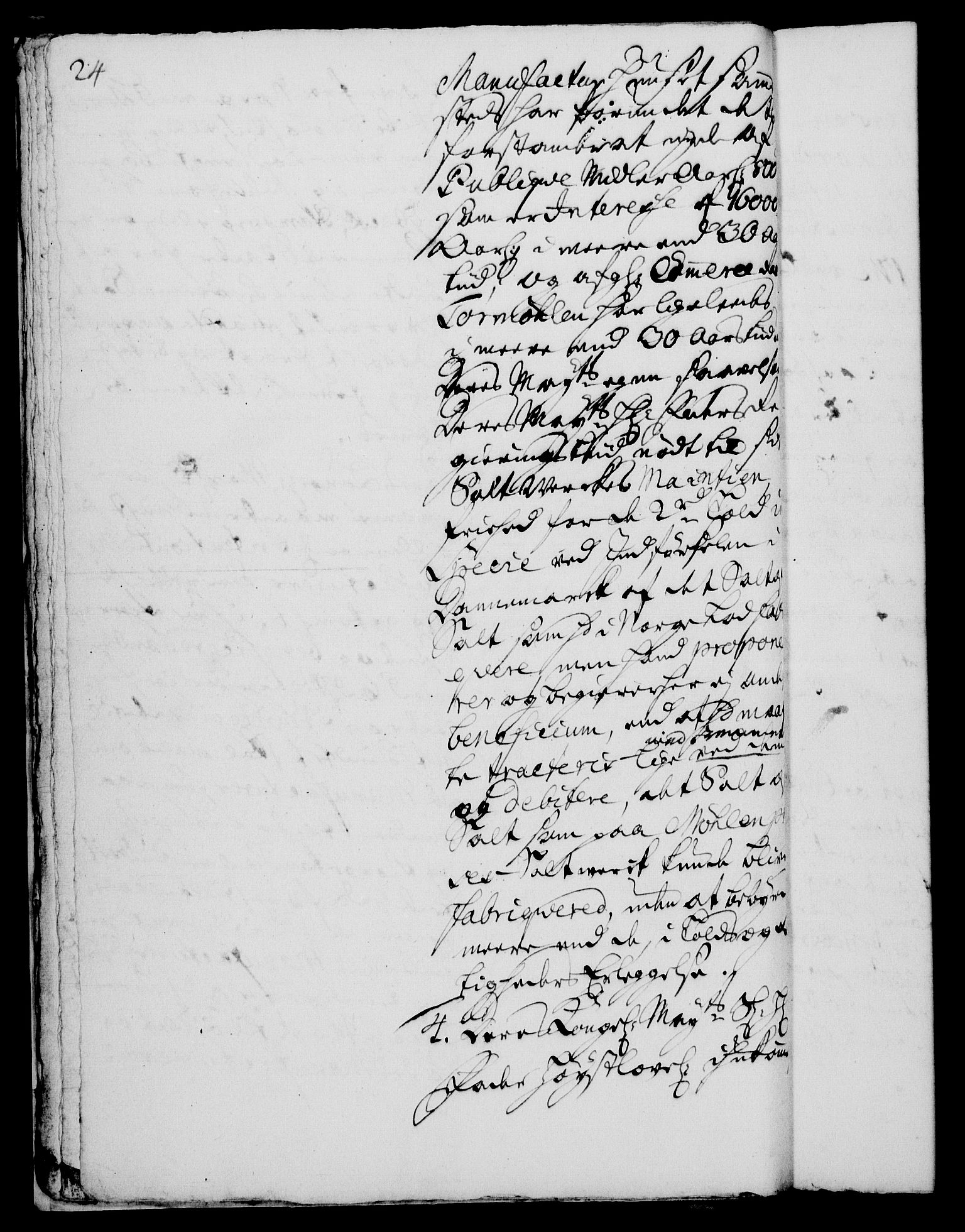 Rentekammeret, Kammerkanselliet, RA/EA-3111/G/Gh/Gha/L0003: Norsk ekstraktmemorialprotokoll, sak. 600-765 (merket RK 53.48), 1720-1721, p. 24