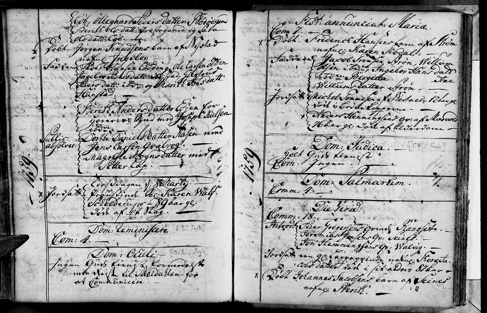 Ministerialprotokoller, klokkerbøker og fødselsregistre - Nordland, AV/SAT-A-1459/801/L0002: Parish register (official) no. 801A02, 1744-1761