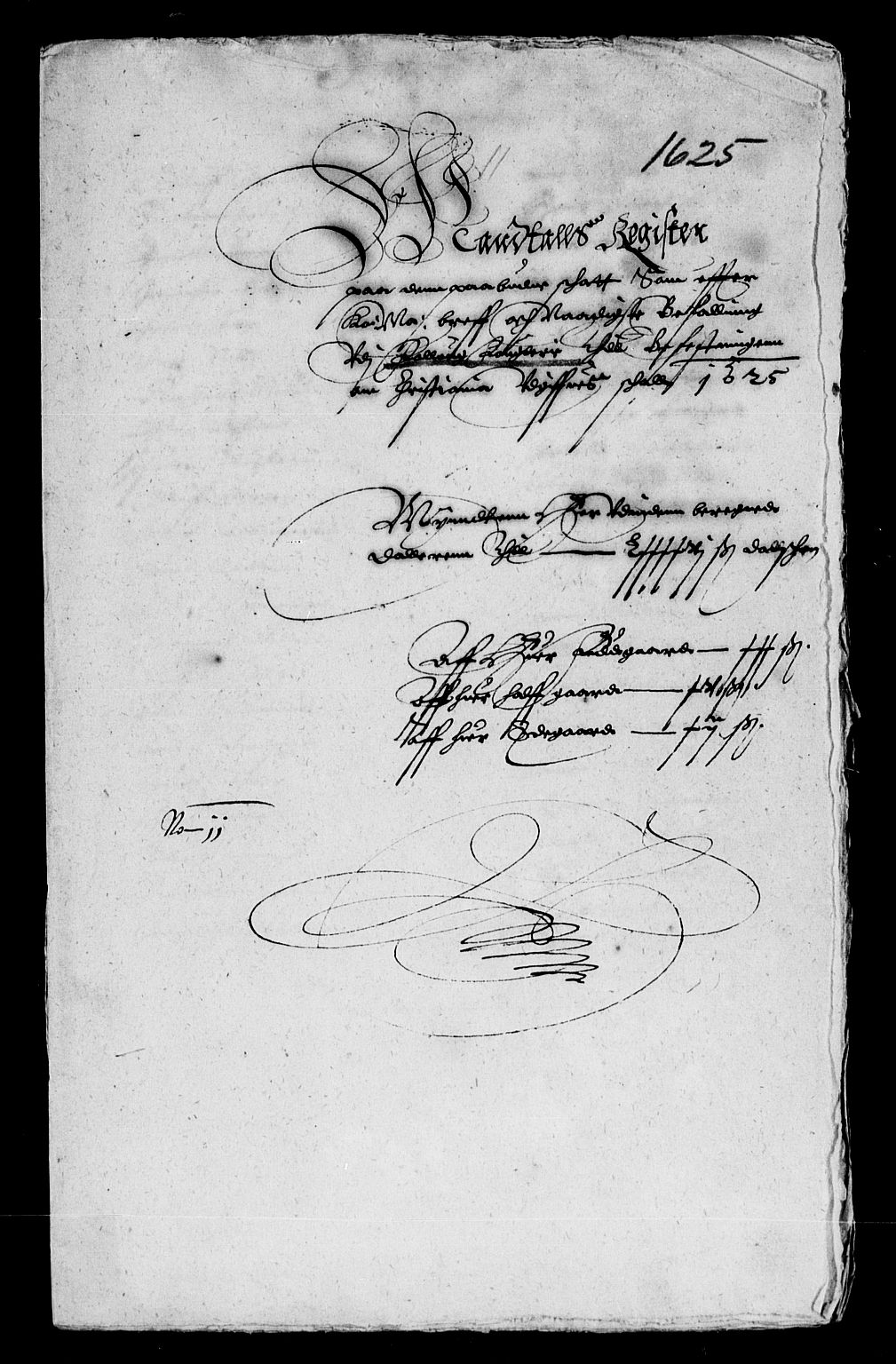 Rentekammeret inntil 1814, Reviderte regnskaper, Lensregnskaper, RA/EA-5023/R/Rb/Rba/L0075: Akershus len, 1625