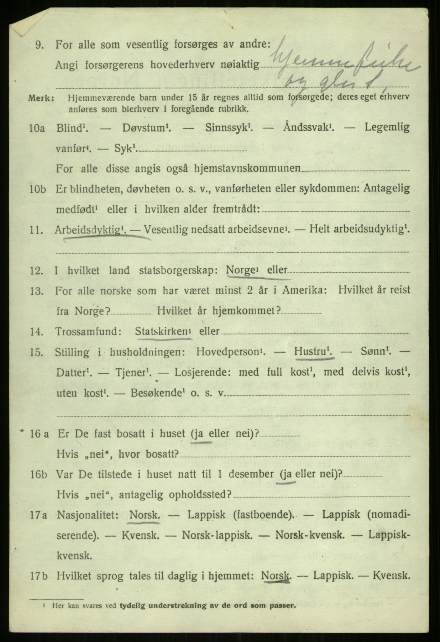 SATØ, 1920 census for Tromsøysund, 1920, p. 2355