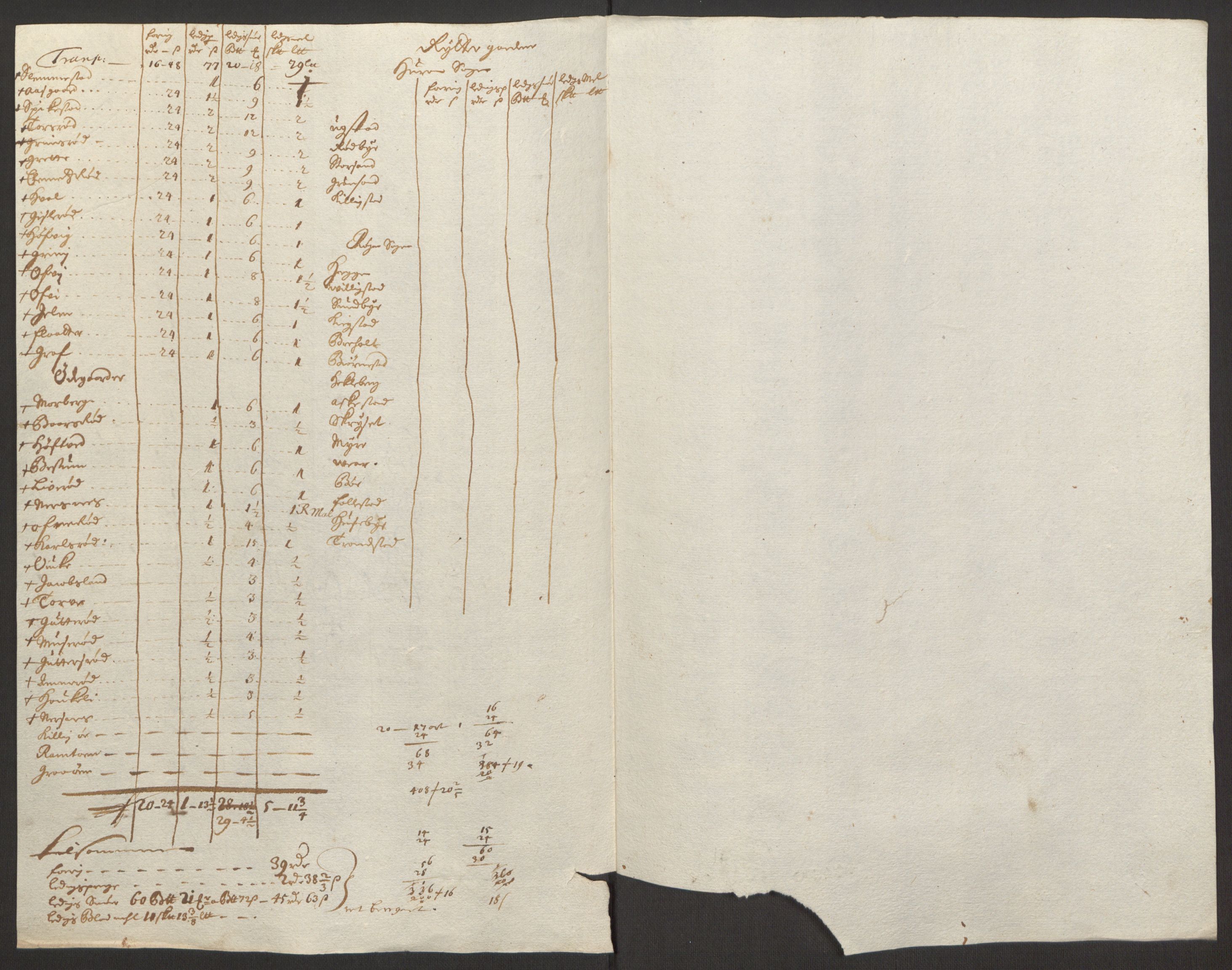 Rentekammeret inntil 1814, Reviderte regnskaper, Fogderegnskap, RA/EA-4092/R30/L1694: Fogderegnskap Hurum, Røyken, Eiker og Lier, 1694-1696, p. 55