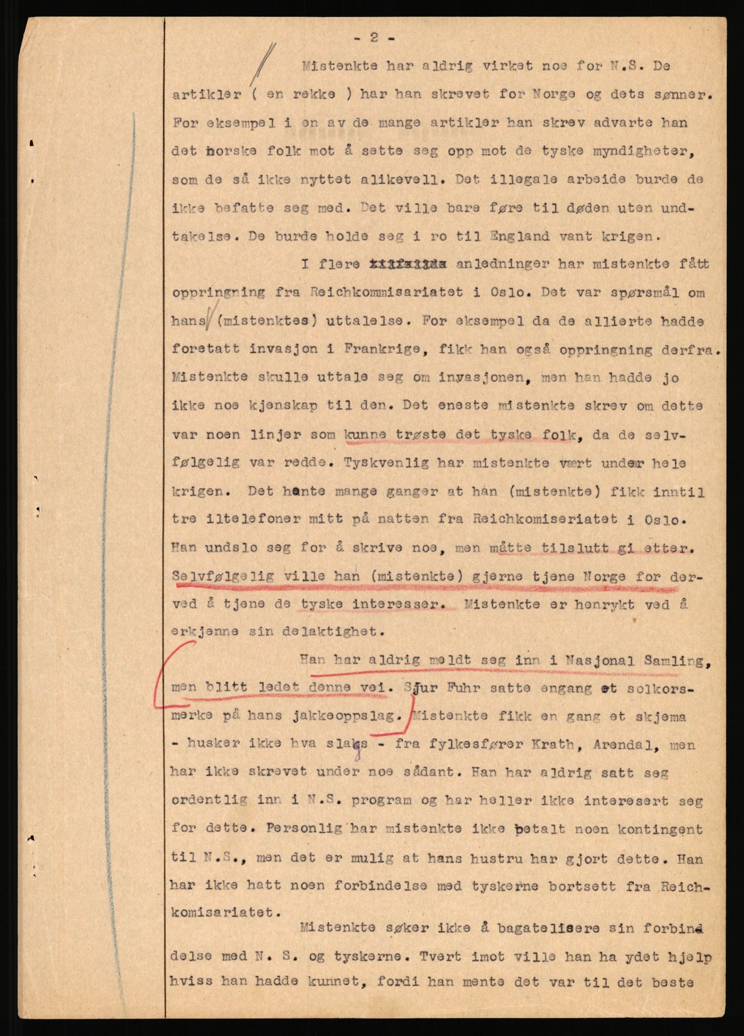 Landssvikarkivet, Arendal politikammer, RA/S-3138-25/D/Dc/L0029: Anr. 192/45, 1945-1951, p. 28