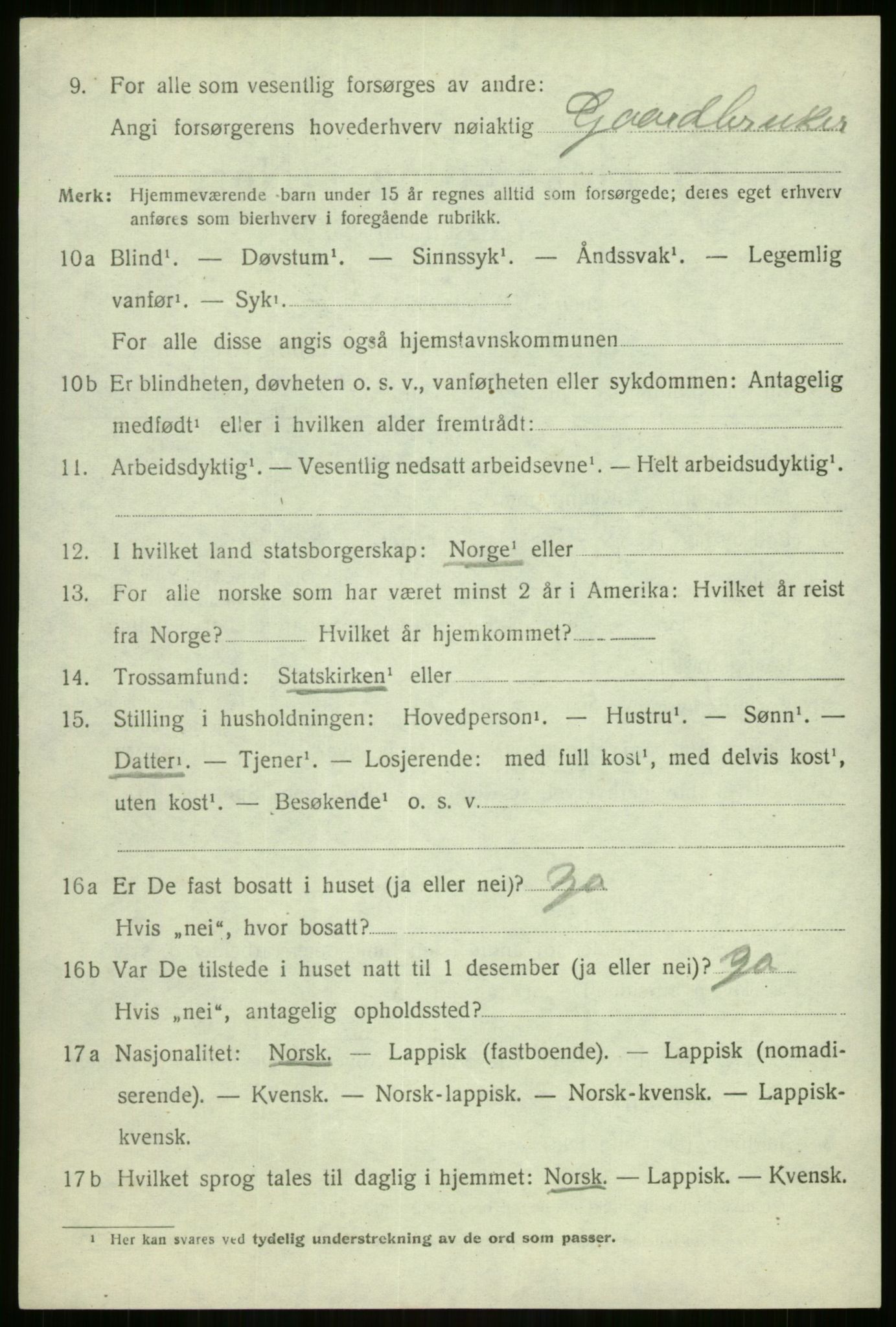 SATØ, 1920 census for Sørreisa, 1920, p. 4766