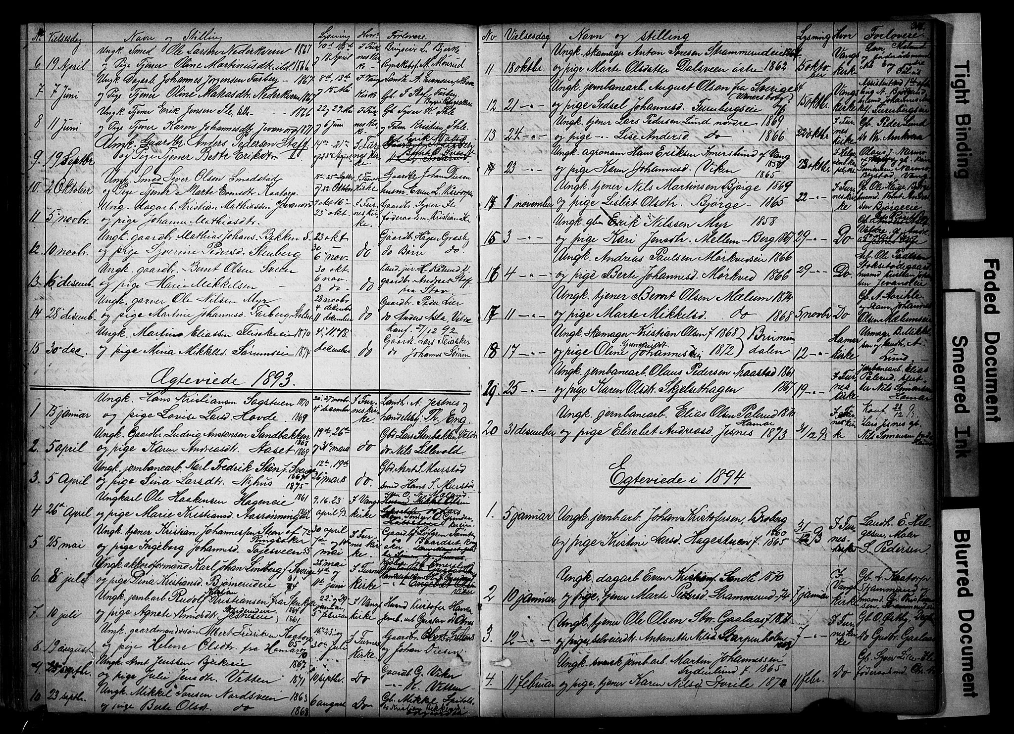 Vang prestekontor, Hedmark, SAH/PREST-008/H/Ha/Hab/L0018: Parish register (copy) no. 18, 1871-1903, p. 314