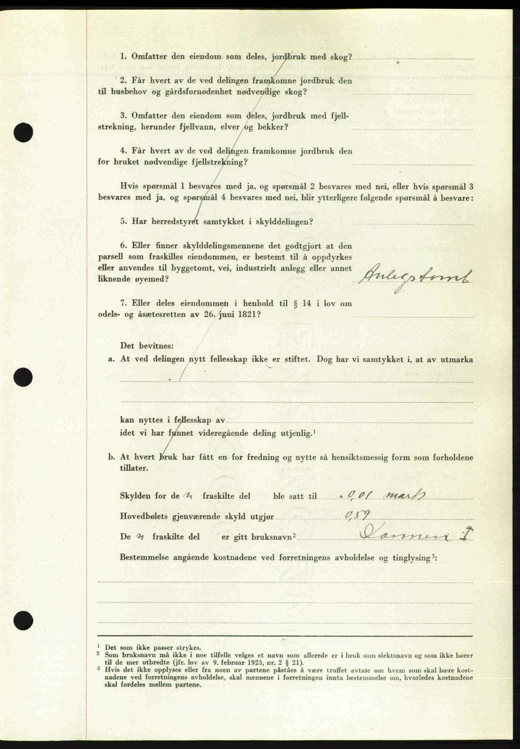 Romsdal sorenskriveri, SAT/A-4149/1/2/2C: Mortgage book no. A24, 1947-1947, Diary no: : 2704/1947