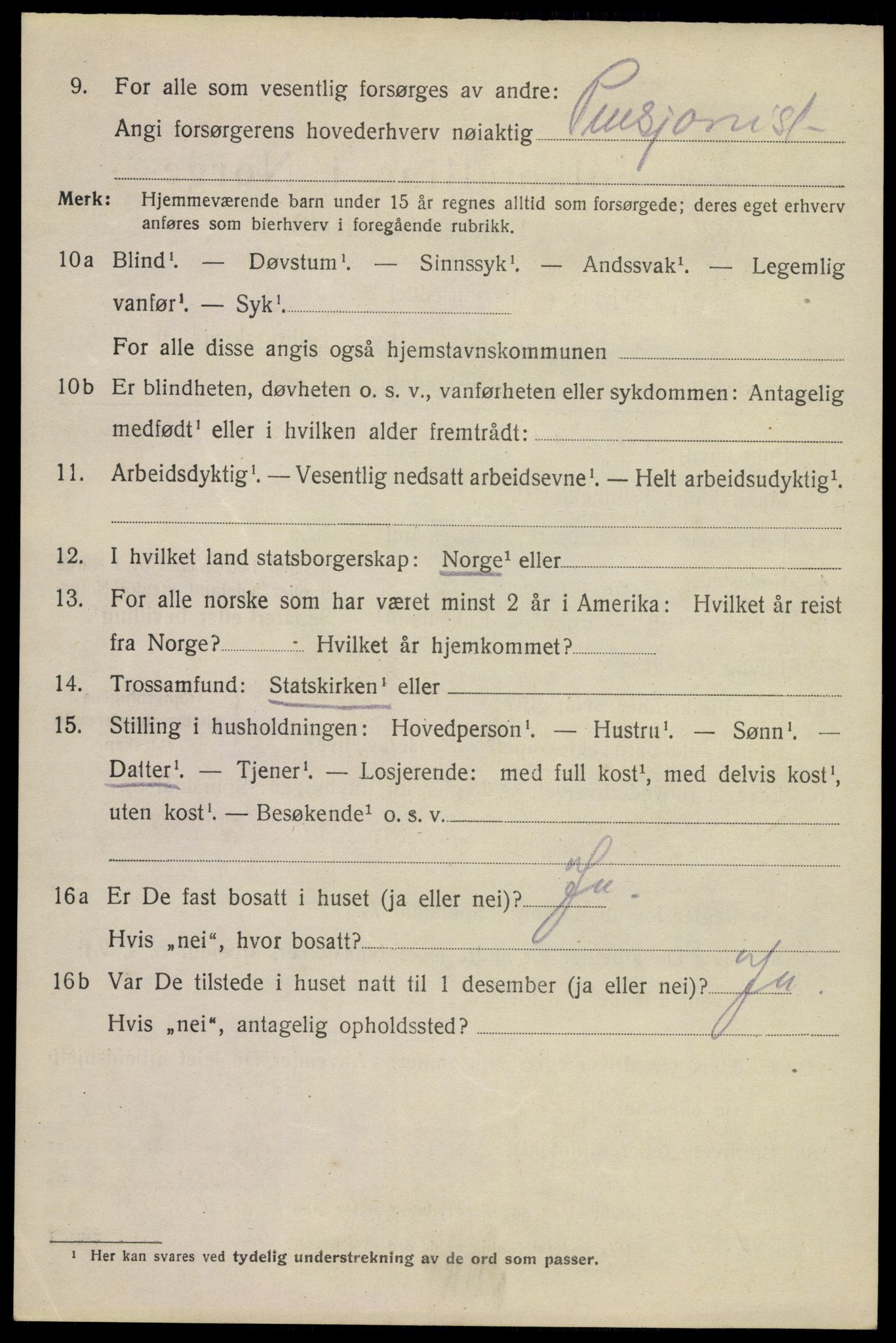 SAKO, 1920 census for Horten, 1920, p. 14636