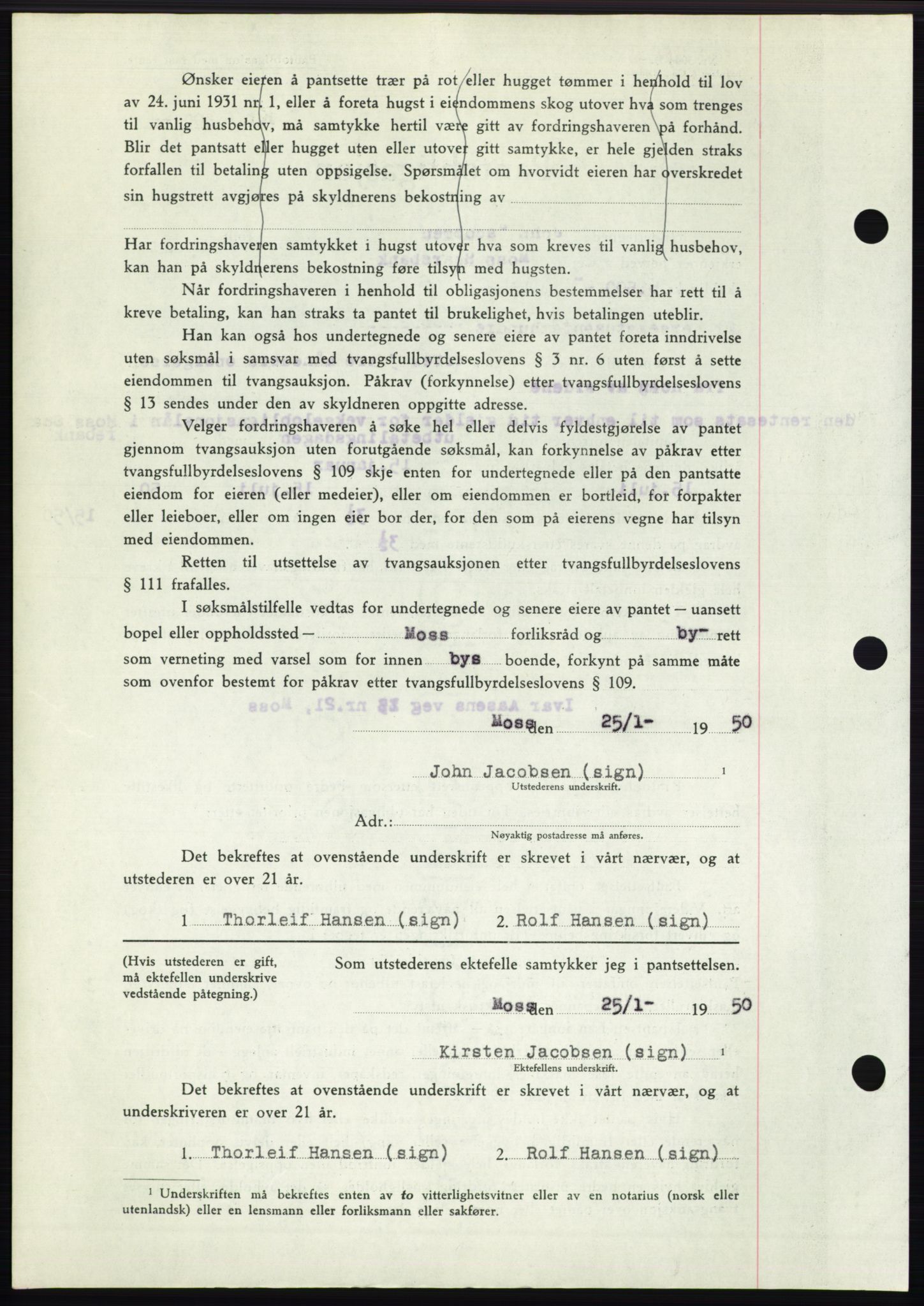 Moss sorenskriveri, AV/SAO-A-10168: Mortgage book no. B23, 1949-1950, Diary no: : 388/1950