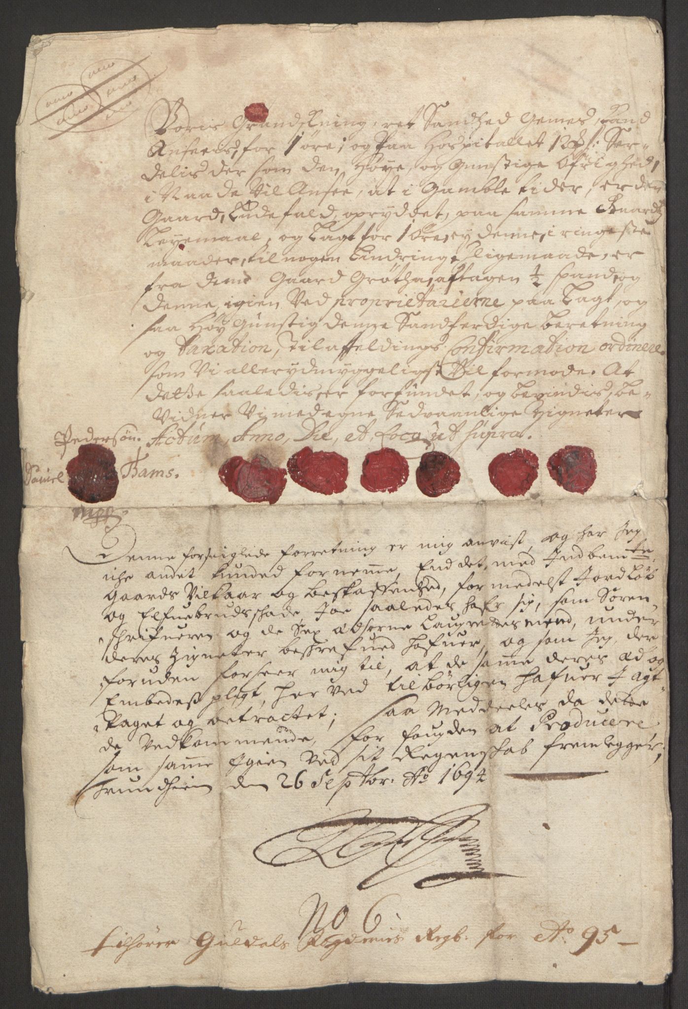 Rentekammeret inntil 1814, Reviderte regnskaper, Fogderegnskap, AV/RA-EA-4092/R60/L3945: Fogderegnskap Orkdal og Gauldal, 1695, p. 420