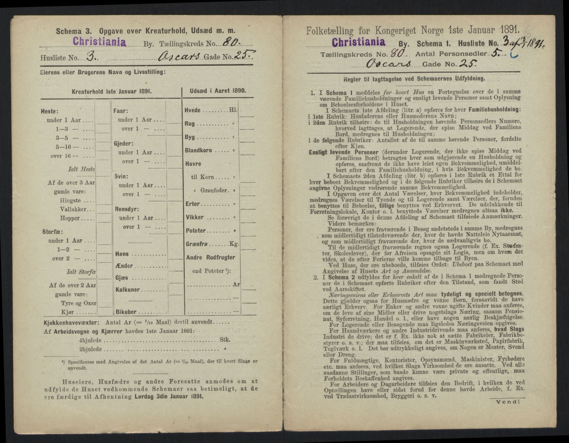 RA, 1891 census for 0301 Kristiania, 1891, p. 41249