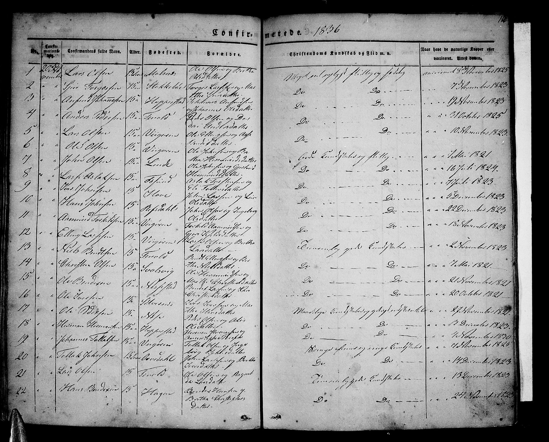 Vik sokneprestembete, AV/SAB-A-81501/H/Haa/Haaa/L0007: Parish register (official) no. A 7, 1831-1845, p. 116