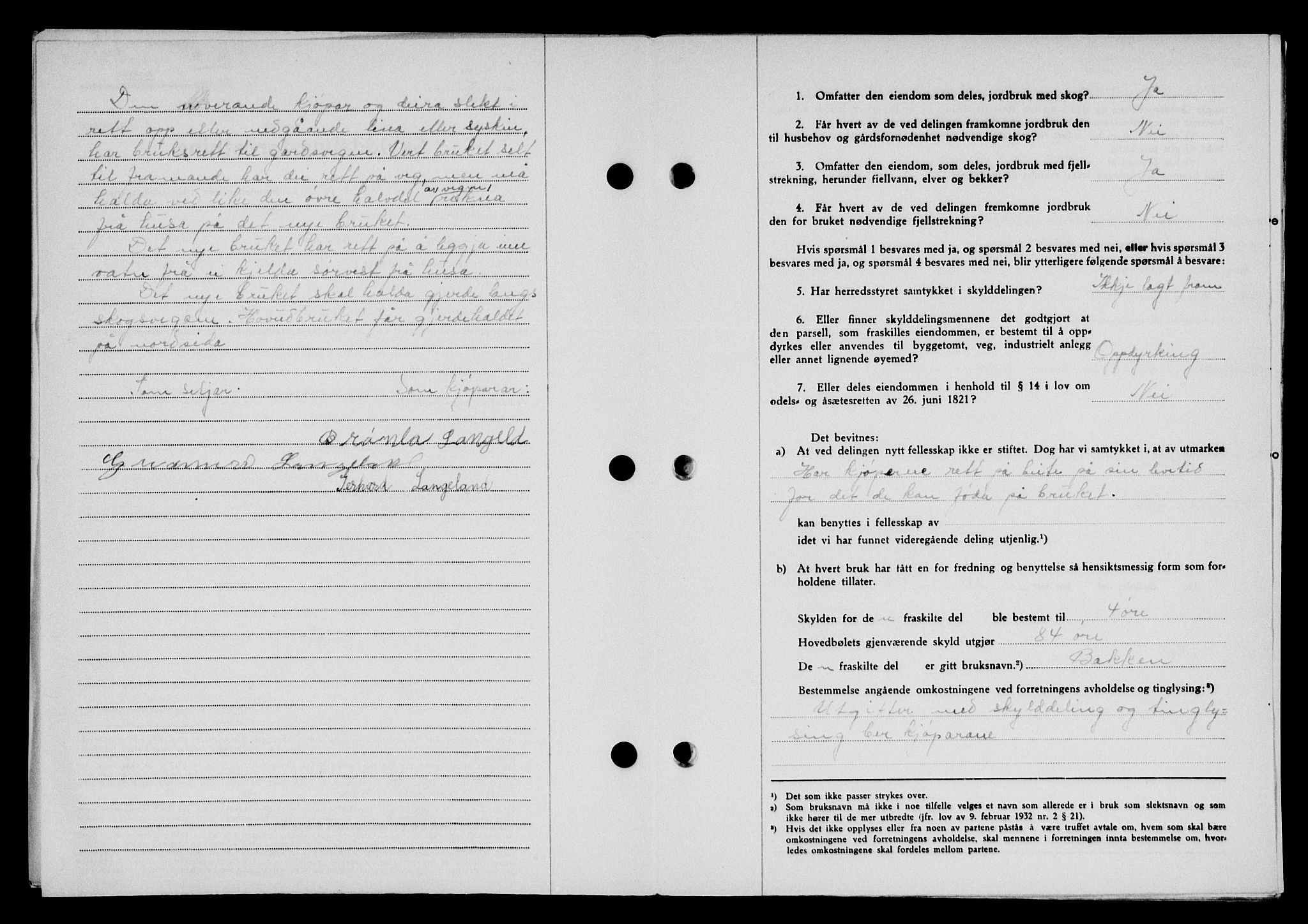 Karmsund sorenskriveri, SAST/A-100311/01/II/IIB/L0101: Mortgage book no. 81A, 1950-1951, Diary no: : 2993/1950