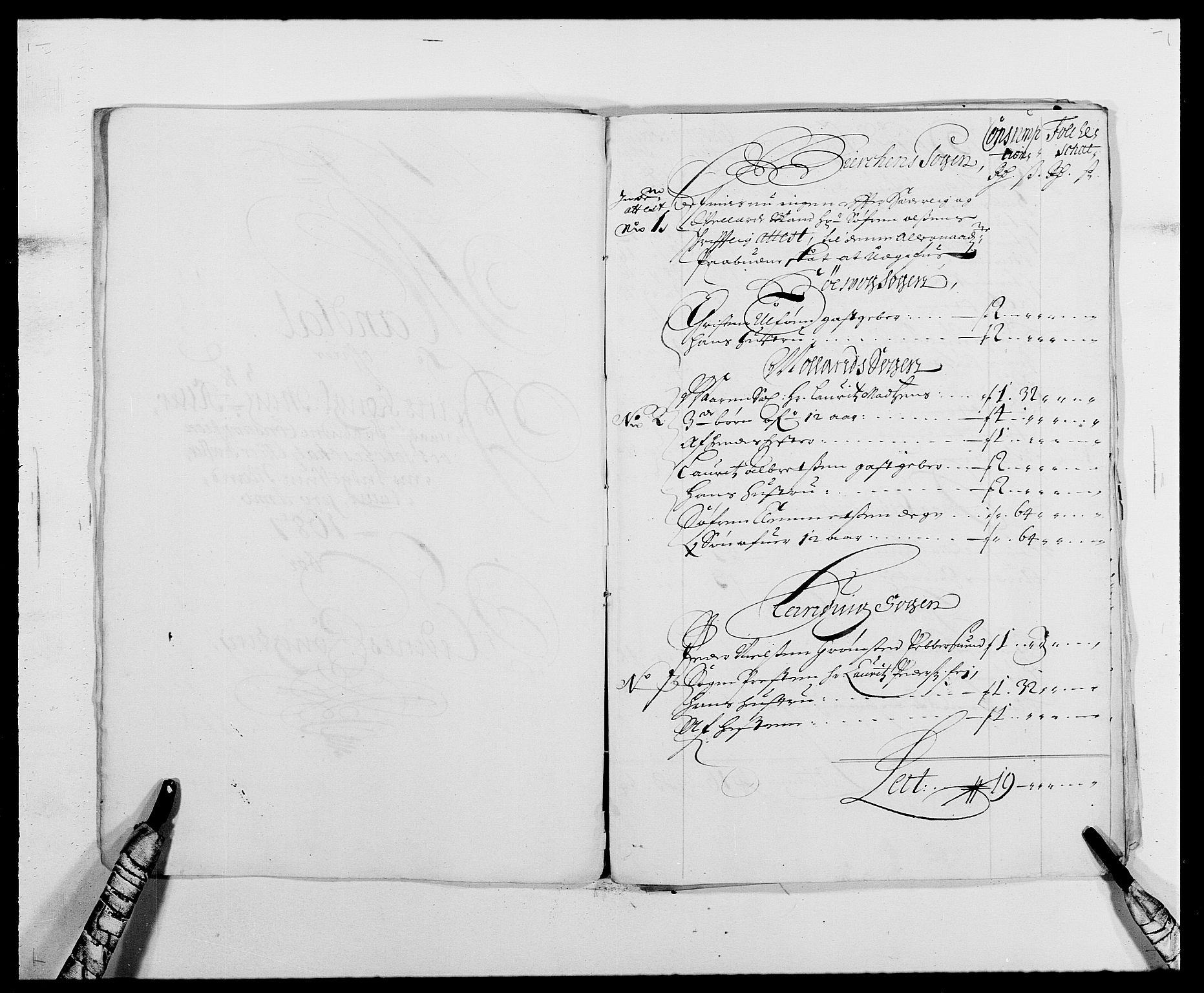 Rentekammeret inntil 1814, Reviderte regnskaper, Fogderegnskap, AV/RA-EA-4092/R39/L2309: Fogderegnskap Nedenes, 1684-1689, p. 104