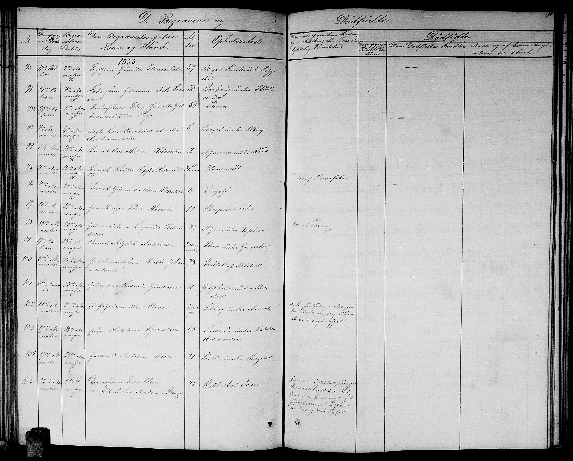 Høland prestekontor Kirkebøker, SAO/A-10346a/G/Ga/L0004: Parish register (copy) no. I 4, 1854-1862, p. 310