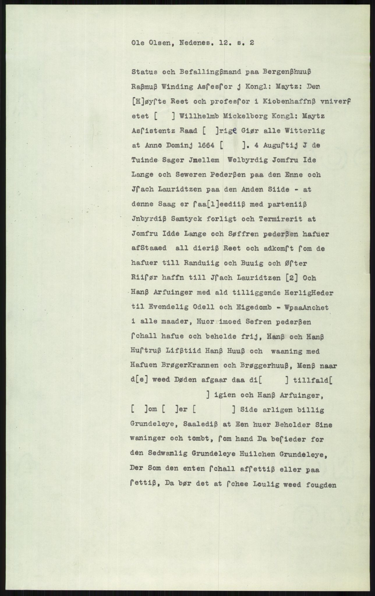 Samlinger til kildeutgivelse, Diplomavskriftsamlingen, AV/RA-EA-4053/H/Ha, p. 3013