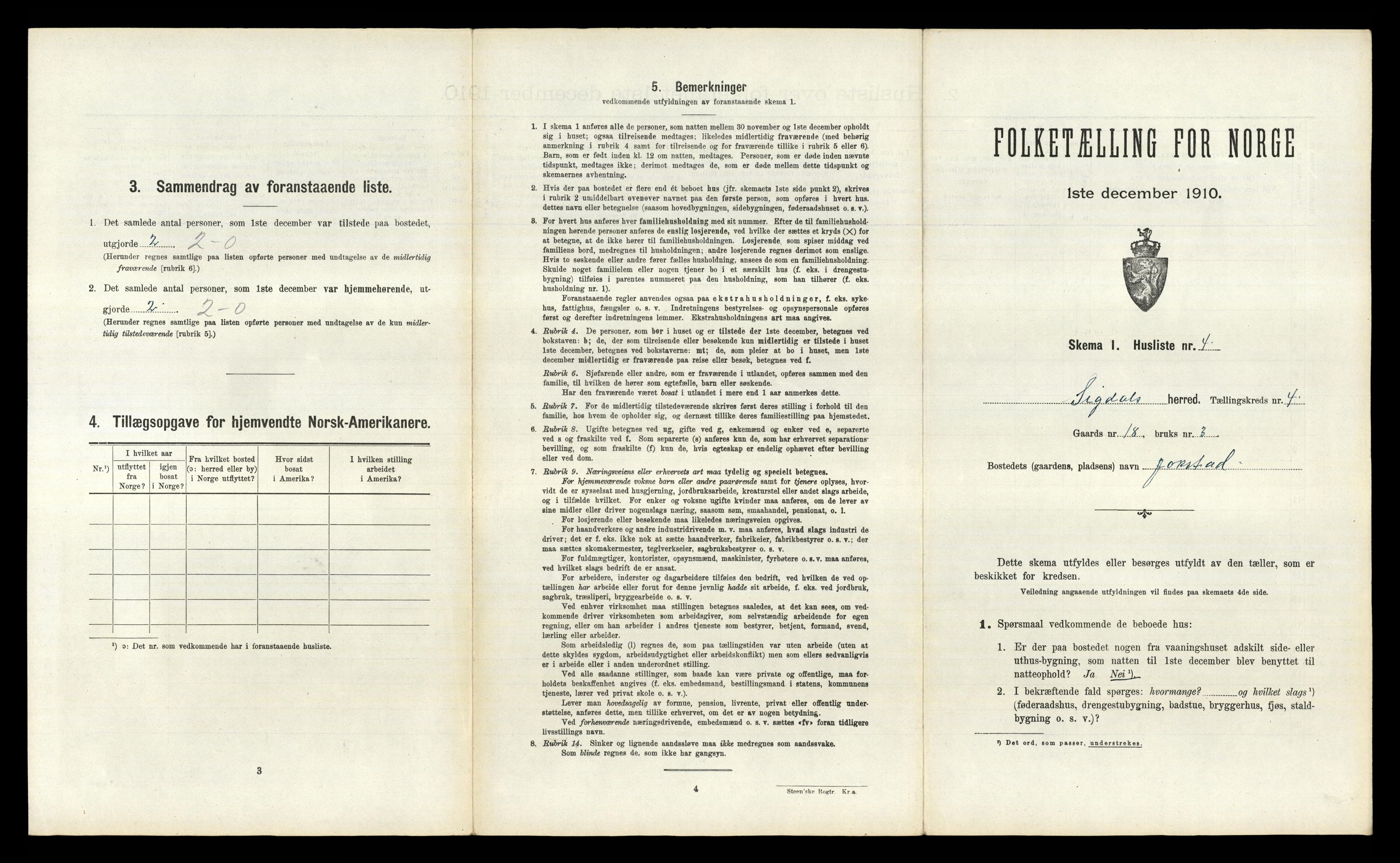 RA, 1910 census for Sigdal, 1910, p. 362