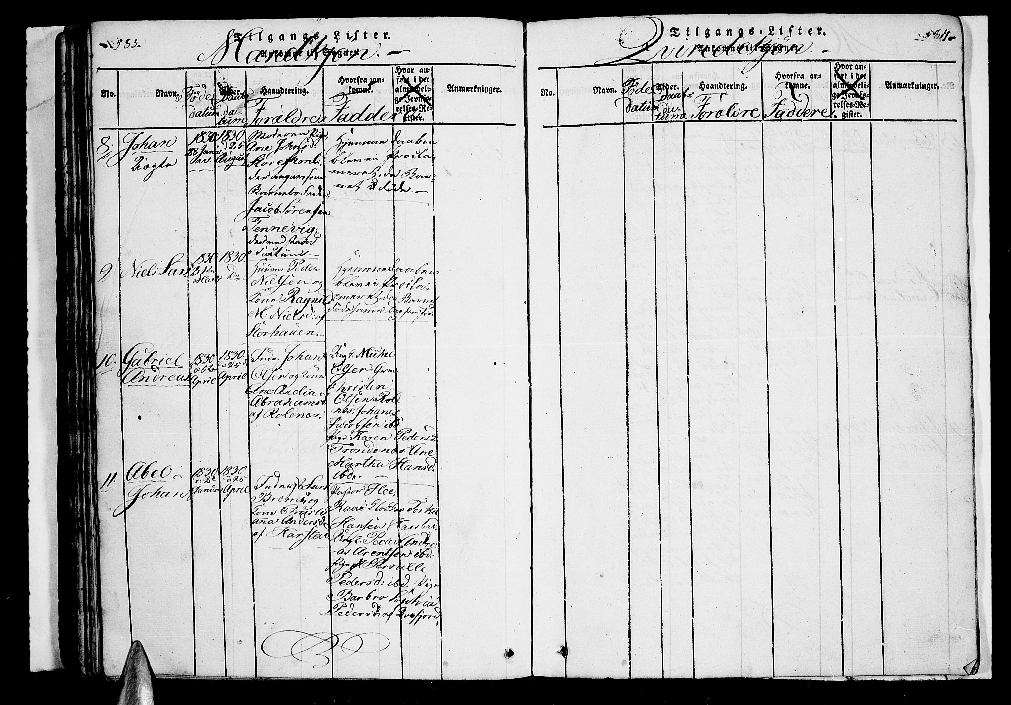 Trondenes sokneprestkontor, AV/SATØ-S-1319/H/Hb/L0003klokker: Parish register (copy) no. 3, 1820-1834, p. 583-584