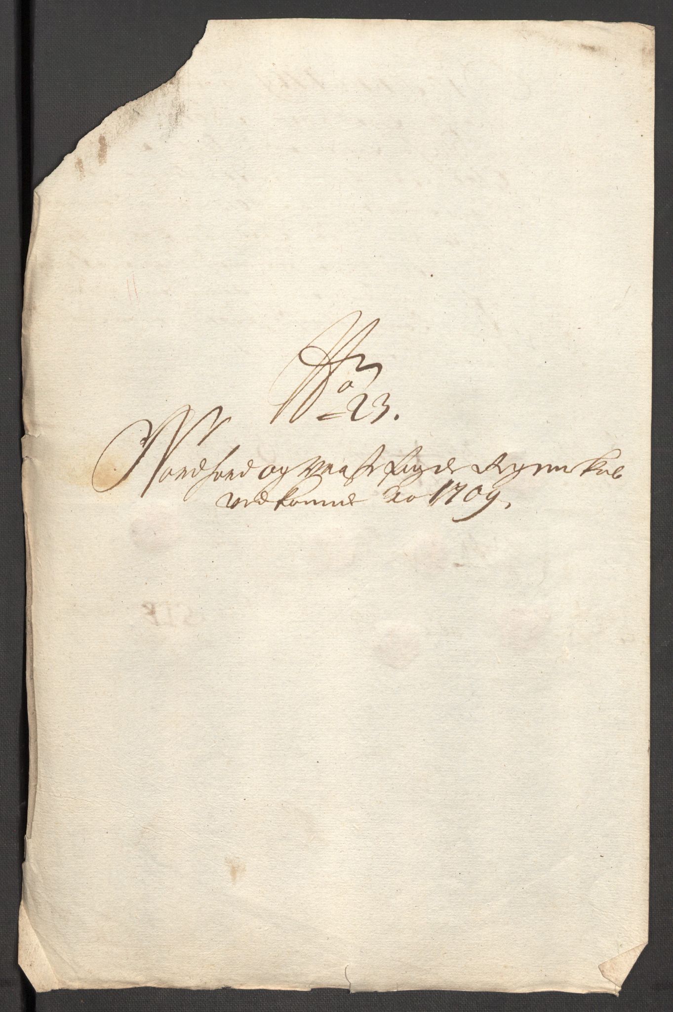 Rentekammeret inntil 1814, Reviderte regnskaper, Fogderegnskap, AV/RA-EA-4092/R51/L3190: Fogderegnskap Nordhordland og Voss, 1709, p. 237