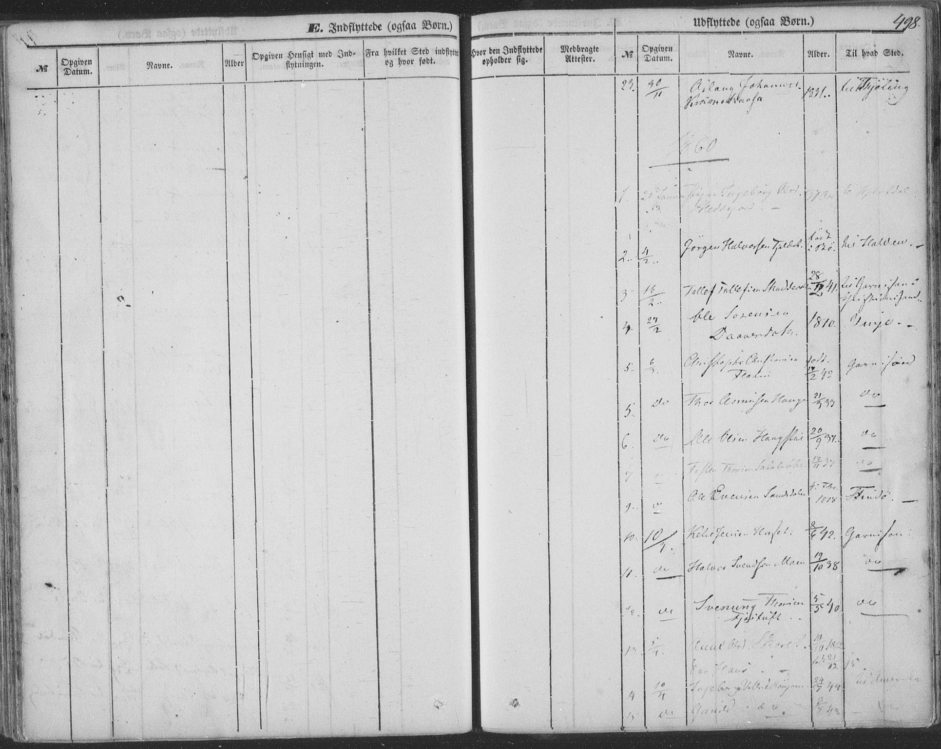 Seljord kirkebøker, SAKO/A-20/F/Fa/L012b: Parish register (official) no. I 12B, 1850-1865, p. 498
