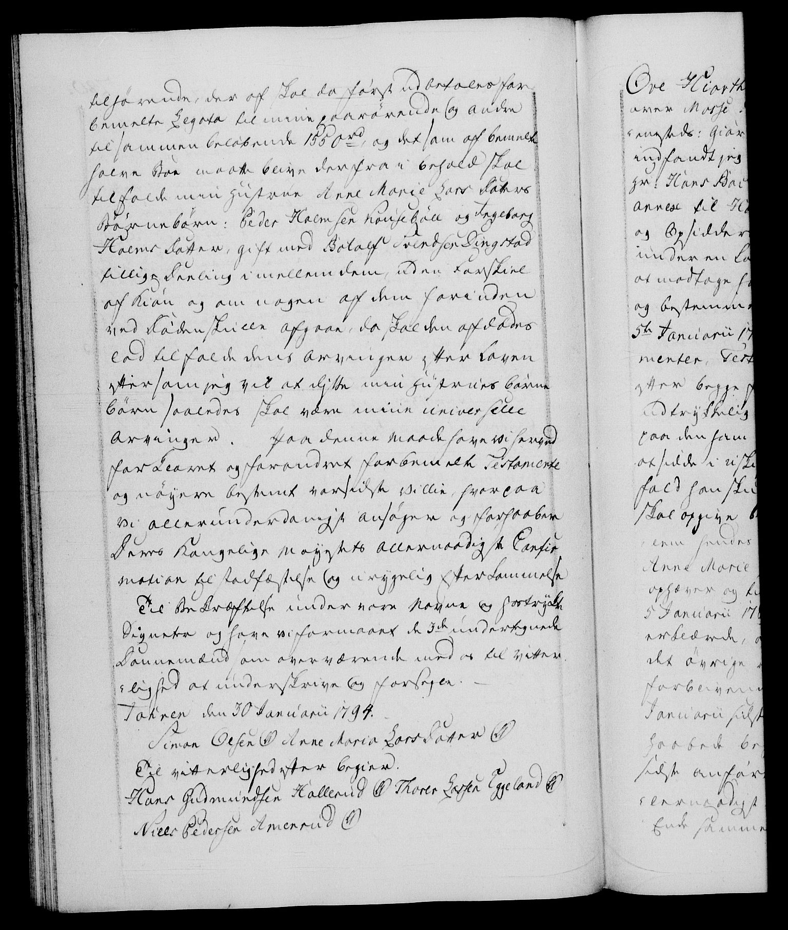 Danske Kanselli 1572-1799, RA/EA-3023/F/Fc/Fca/Fcaa/L0055: Norske registre, 1794, p. 280b