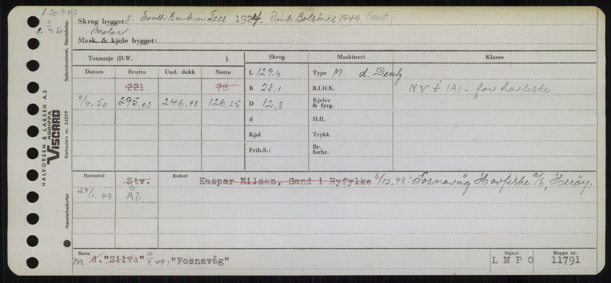 Sjøfartsdirektoratet med forløpere, Skipsmålingen, RA/S-1627/H/Hb/L0002: Fartøy, E-H, p. 157