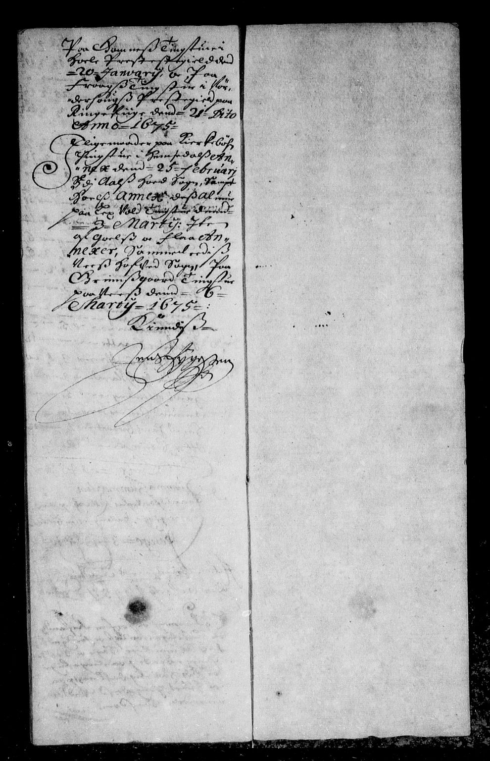 Rentekammeret inntil 1814, Reviderte regnskaper, Stiftamtstueregnskaper, Landkommissariatet på Akershus og Akershus stiftamt, AV/RA-EA-5869/R/Rb/L0106: Akershus stiftamt, 1673-1675