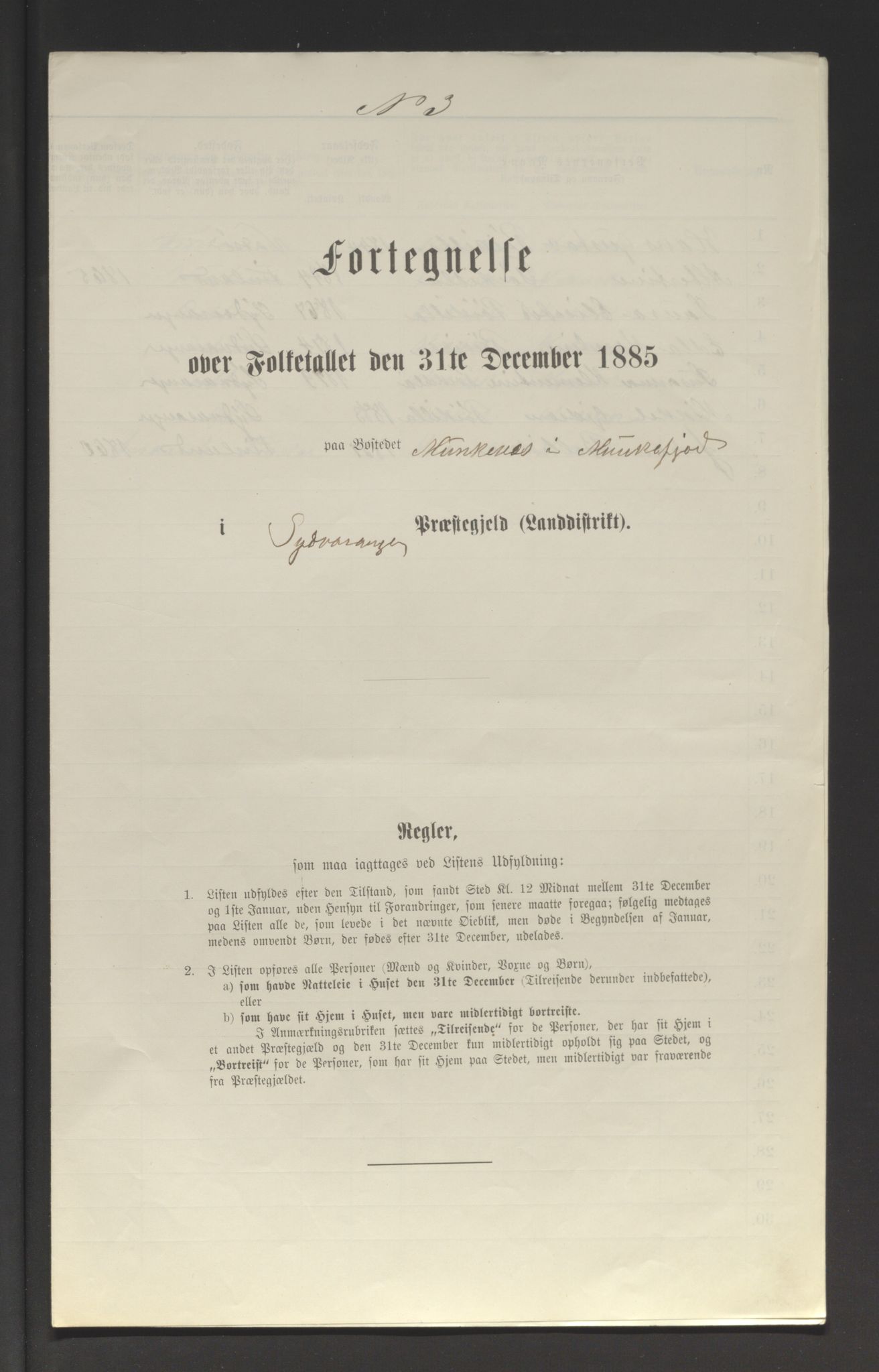 SATØ, 1885 census for 2030 Sør-Varanger, 1885, p. 120a