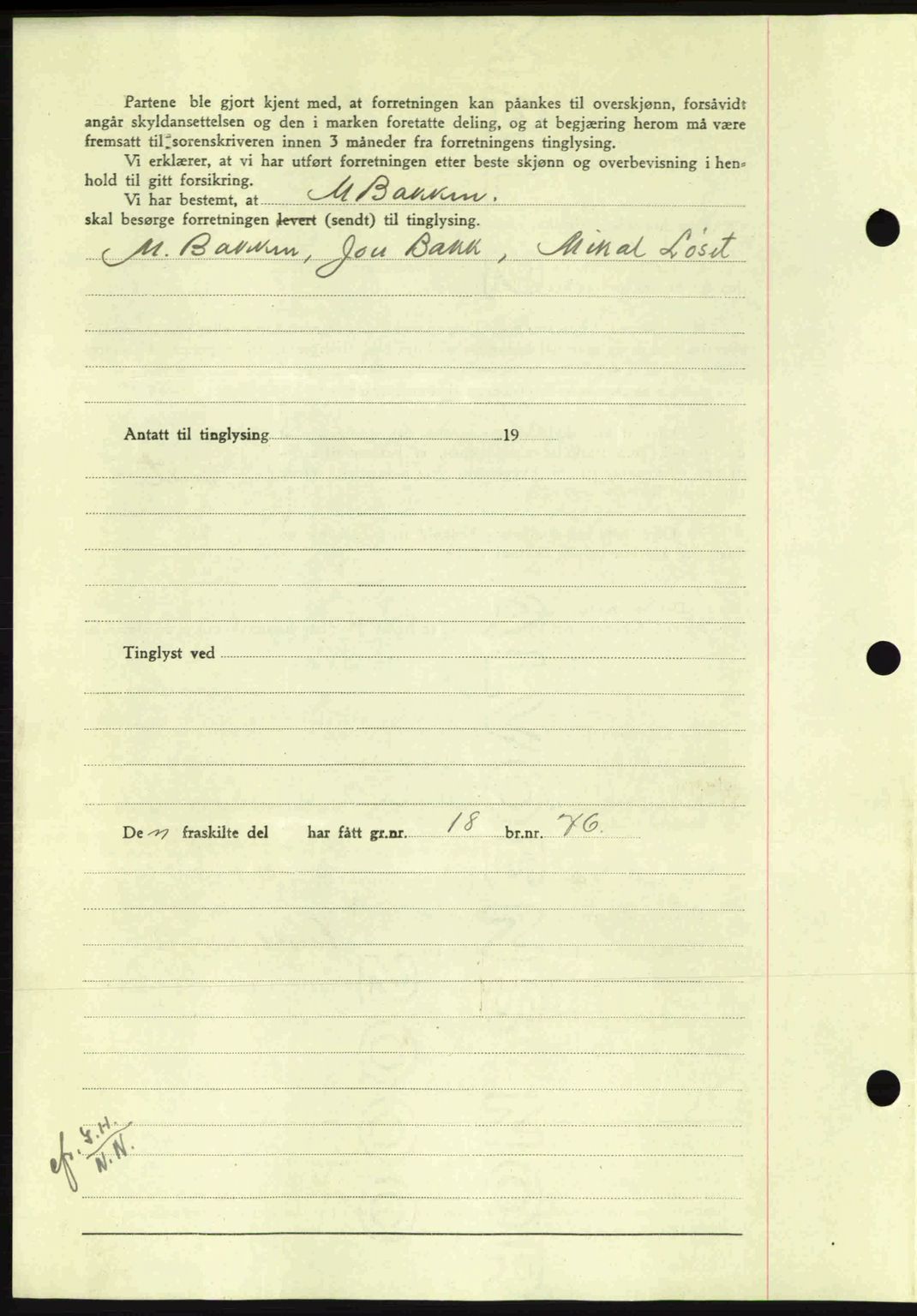 Nordmøre sorenskriveri, AV/SAT-A-4132/1/2/2Ca: Mortgage book no. A94, 1942-1943, Diary no: : 2791/1942