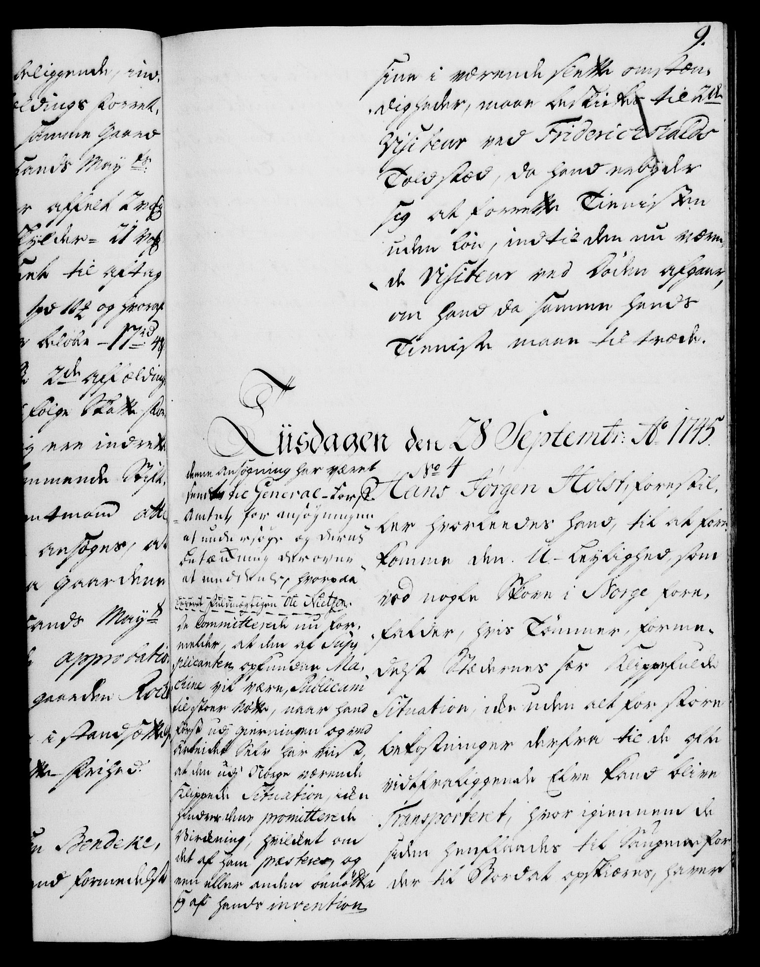 Rentekammeret, Kammerkanselliet, RA/EA-3111/G/Gh/Gha/L0027: Norsk ekstraktmemorialprotokoll (merket RK 53.72), 1745-1746, p. 9