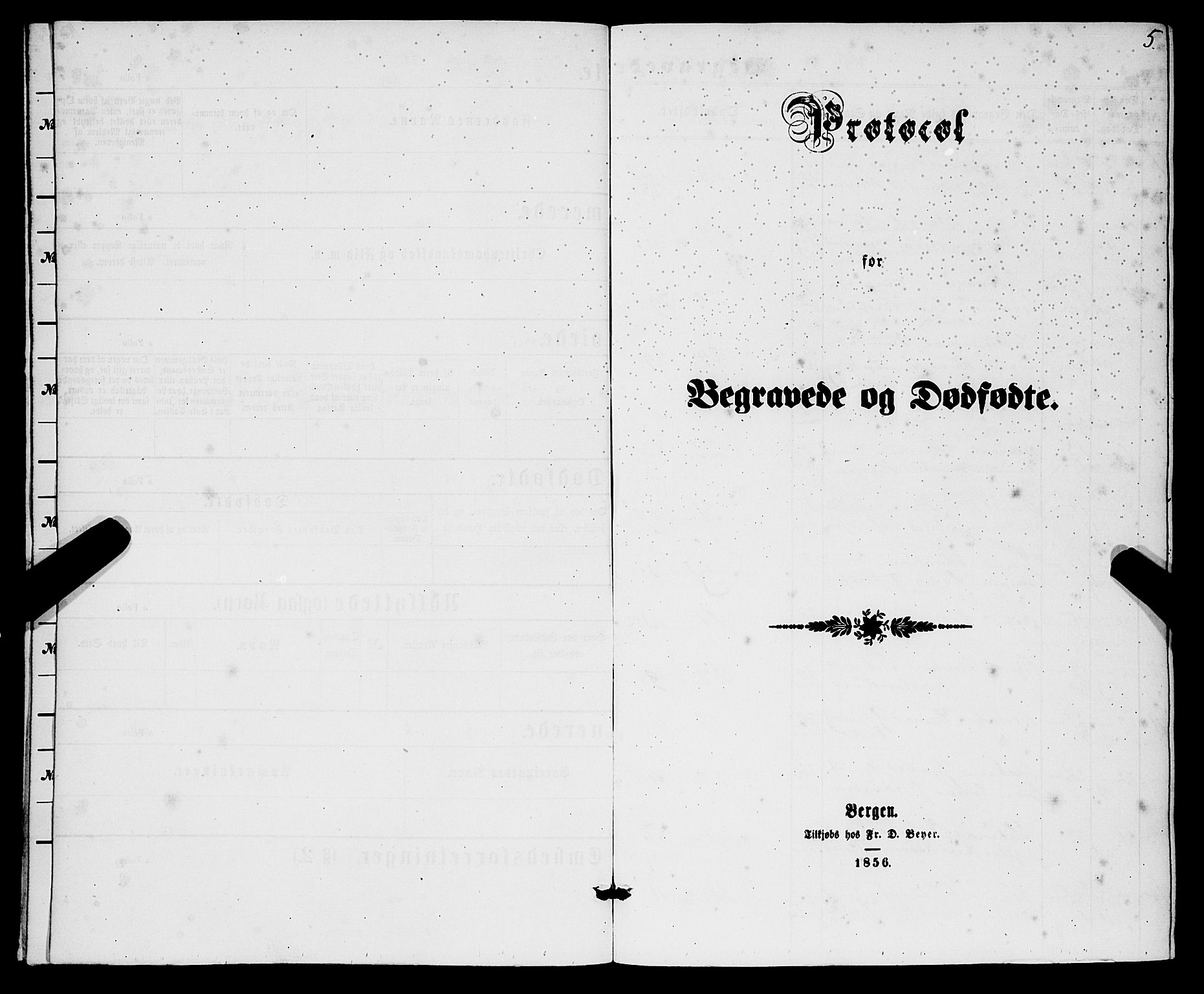 Korskirken sokneprestembete, SAB/A-76101/H/Haa/L0045: Parish register (official) no. E 3, 1863-1875, p. 5