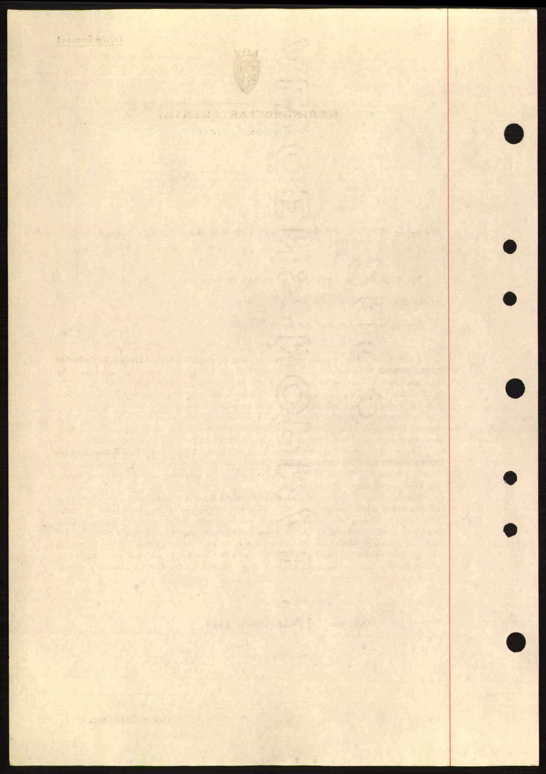 Nordre Sunnmøre sorenskriveri, AV/SAT-A-0006/1/2/2C/2Ca: Mortgage book no. B6-14 a, 1942-1945, Diary no: : 1086/1945