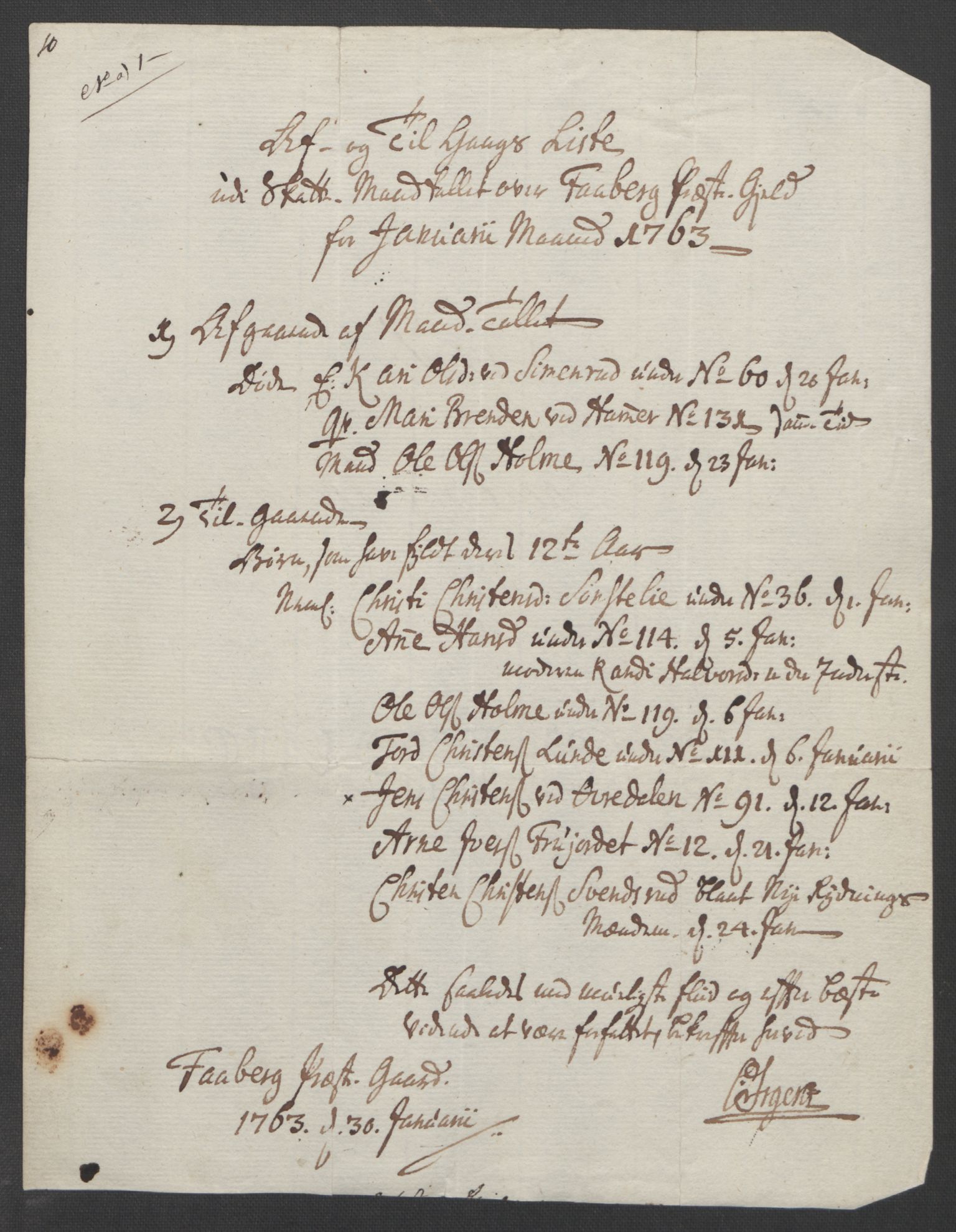 Rentekammeret inntil 1814, Reviderte regnskaper, Fogderegnskap, RA/EA-4092/R17/L1266: Ekstraskatten Gudbrandsdal, 1762-1766, p. 93