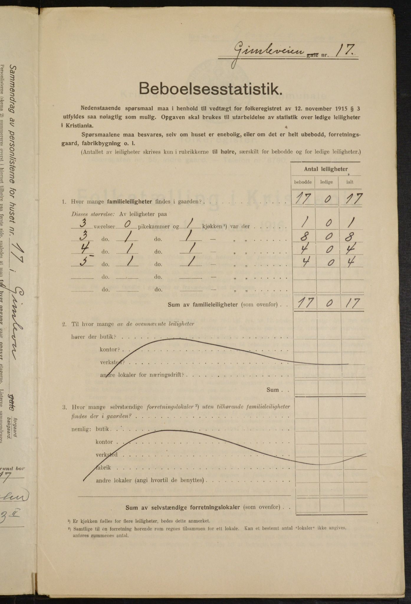 OBA, Municipal Census 1916 for Kristiania, 1916, p. 29750