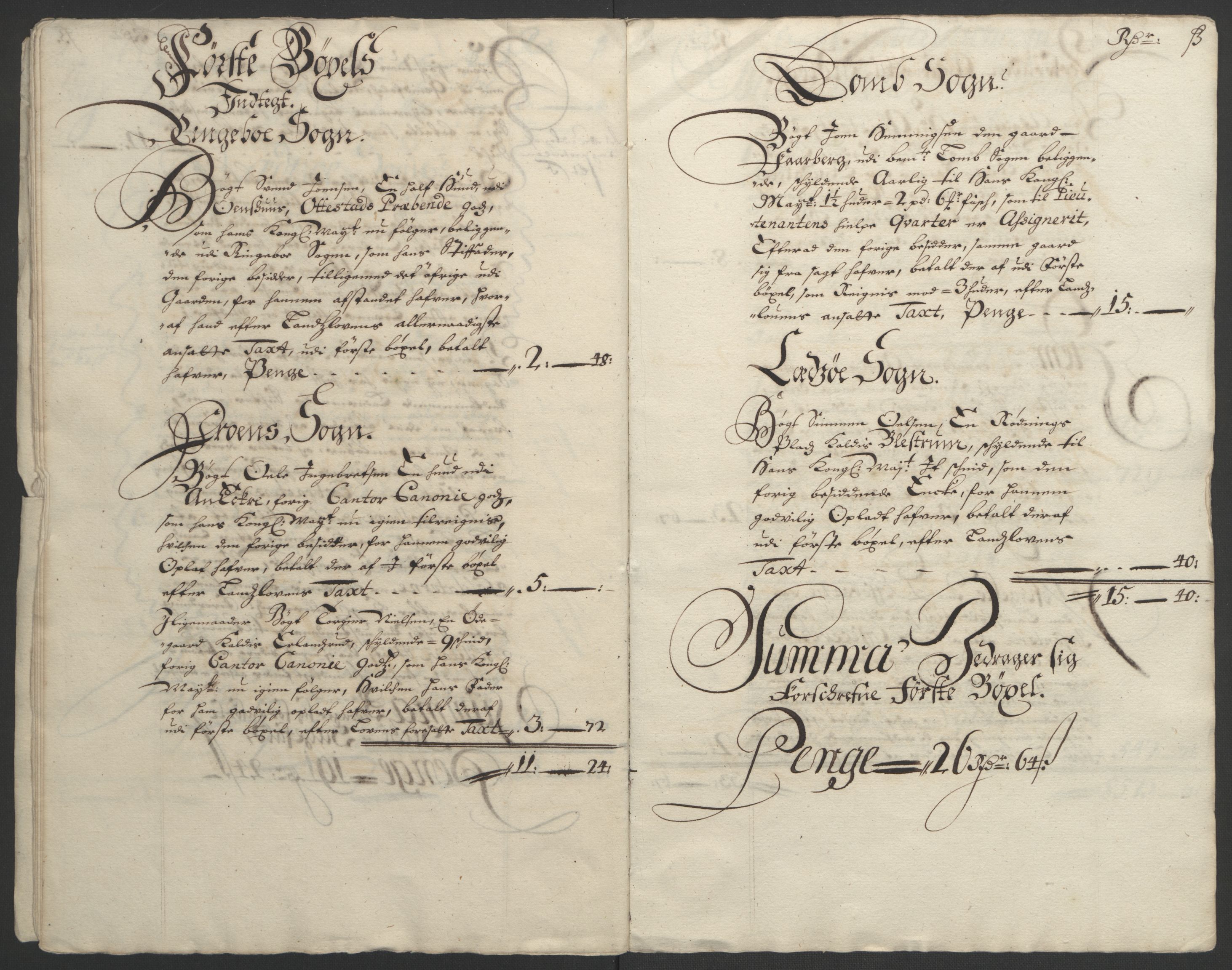 Rentekammeret inntil 1814, Reviderte regnskaper, Fogderegnskap, AV/RA-EA-4092/R17/L1167: Fogderegnskap Gudbrandsdal, 1693, p. 17