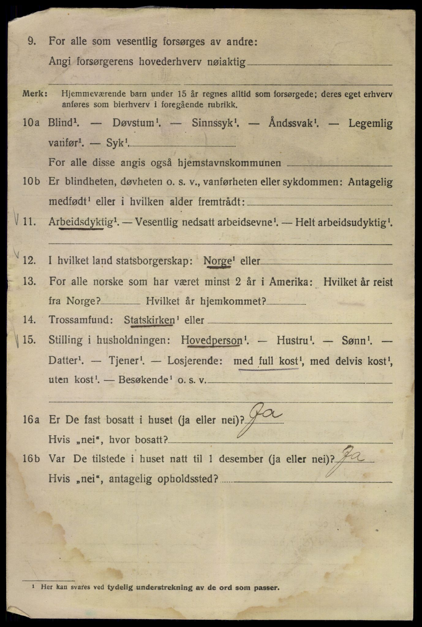 SAO, 1920 census for Kristiania, 1920, p. 623976