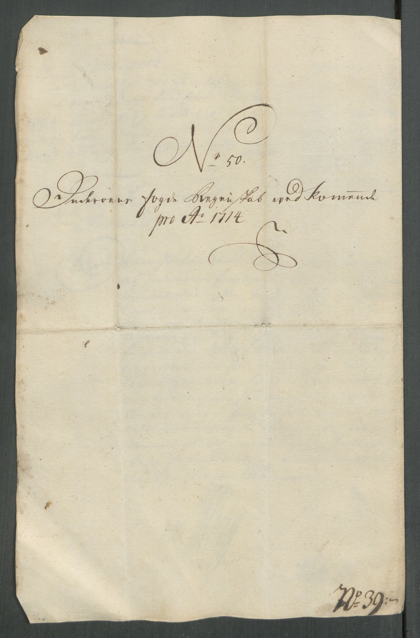 Rentekammeret inntil 1814, Reviderte regnskaper, Fogderegnskap, RA/EA-4092/R63/L4322: Fogderegnskap Inderøy, 1714, p. 371