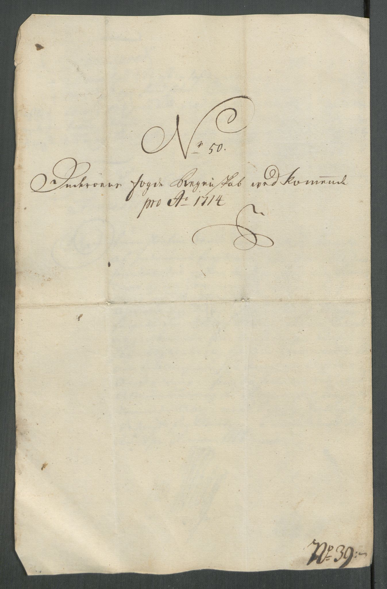 Rentekammeret inntil 1814, Reviderte regnskaper, Fogderegnskap, AV/RA-EA-4092/R63/L4322: Fogderegnskap Inderøy, 1714, p. 371