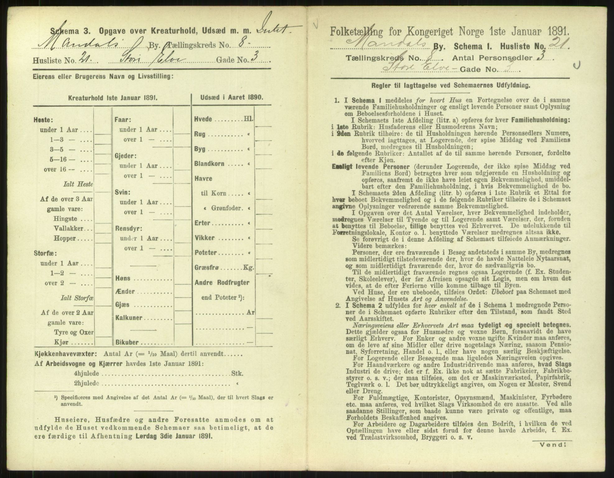 RA, 1891 census for 1002 Mandal, 1891, p. 435