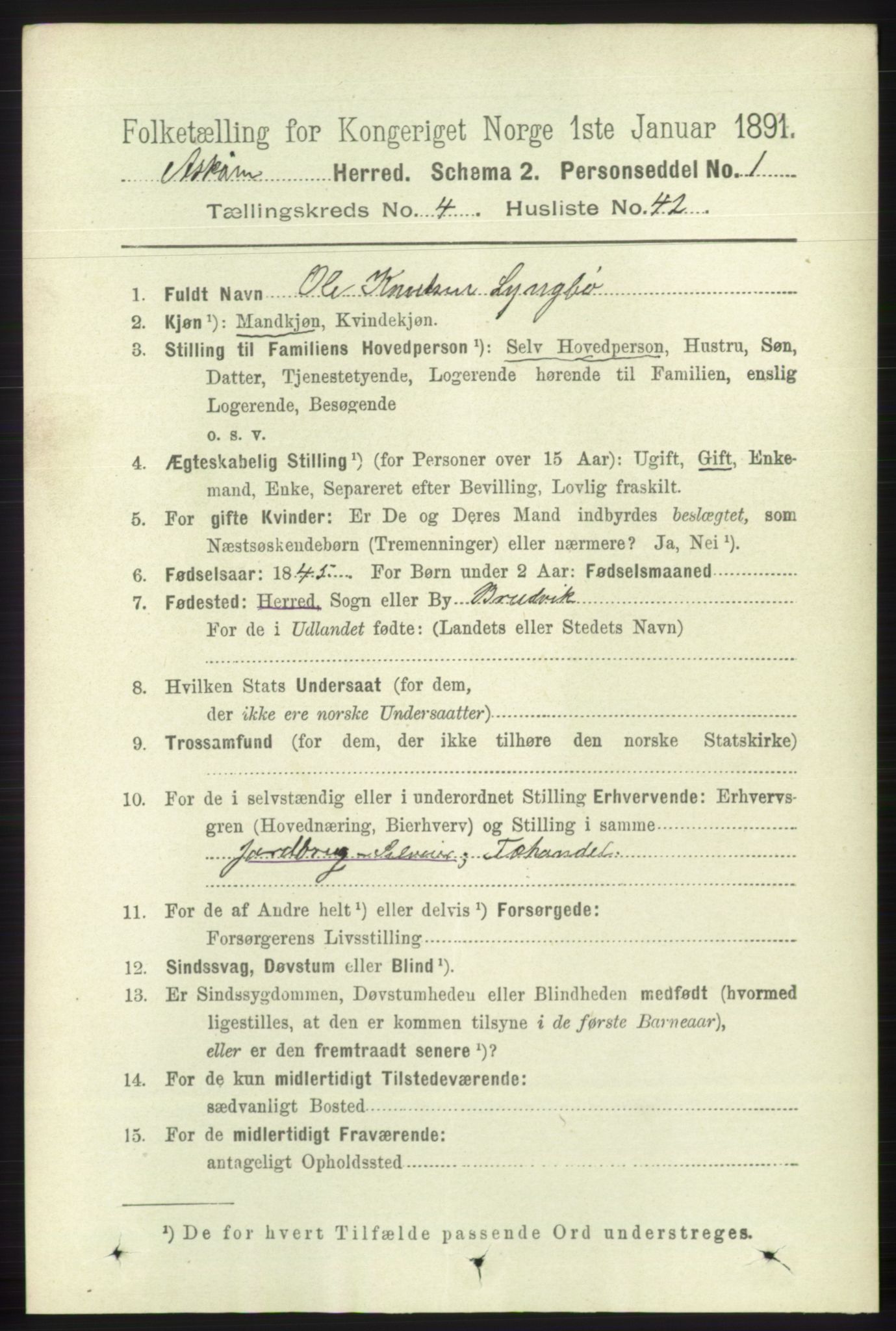 RA, 1891 census for 1247 Askøy, 1891, p. 3194