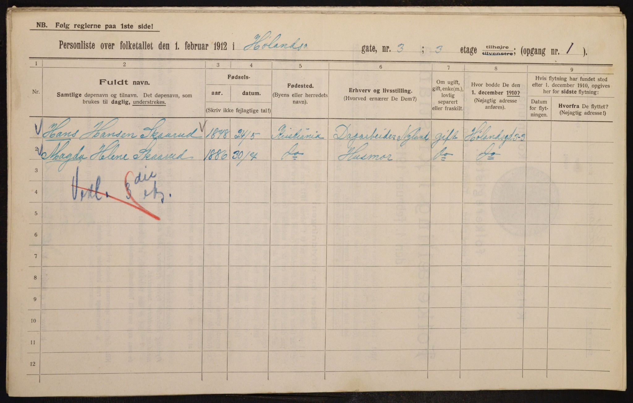 OBA, Municipal Census 1912 for Kristiania, 1912, p. 42702