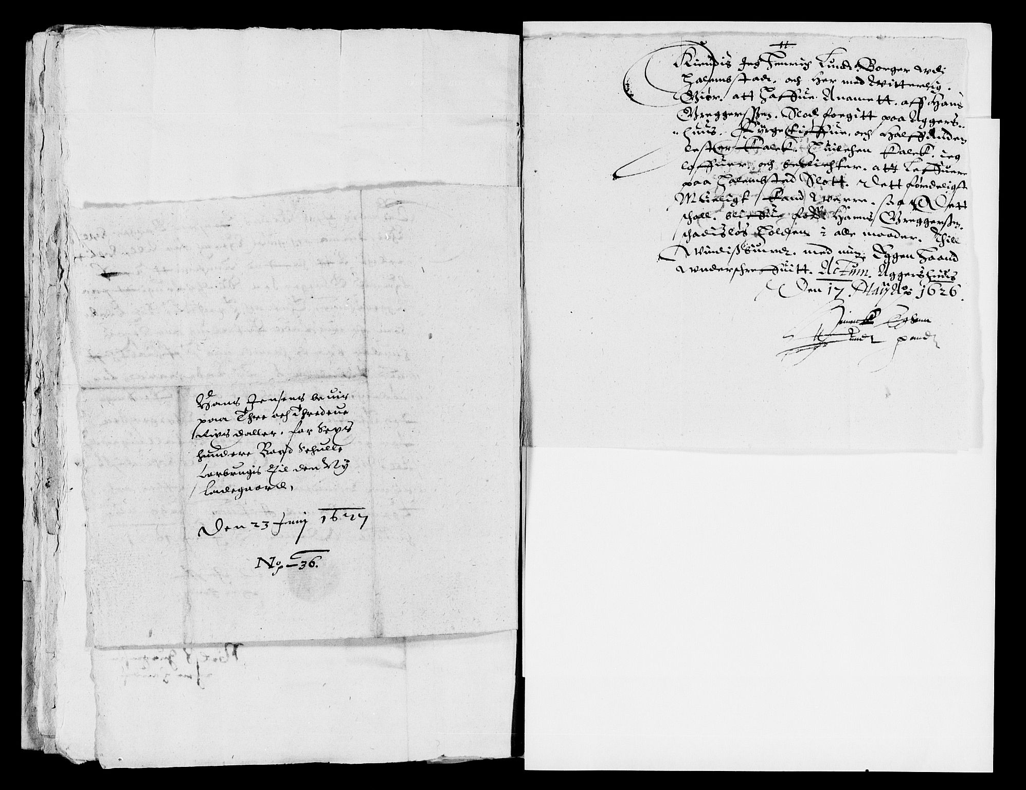 Rentekammeret inntil 1814, Reviderte regnskaper, Lensregnskaper, AV/RA-EA-5023/R/Rb/Rba/L0077: Akershus len, 1626-1627