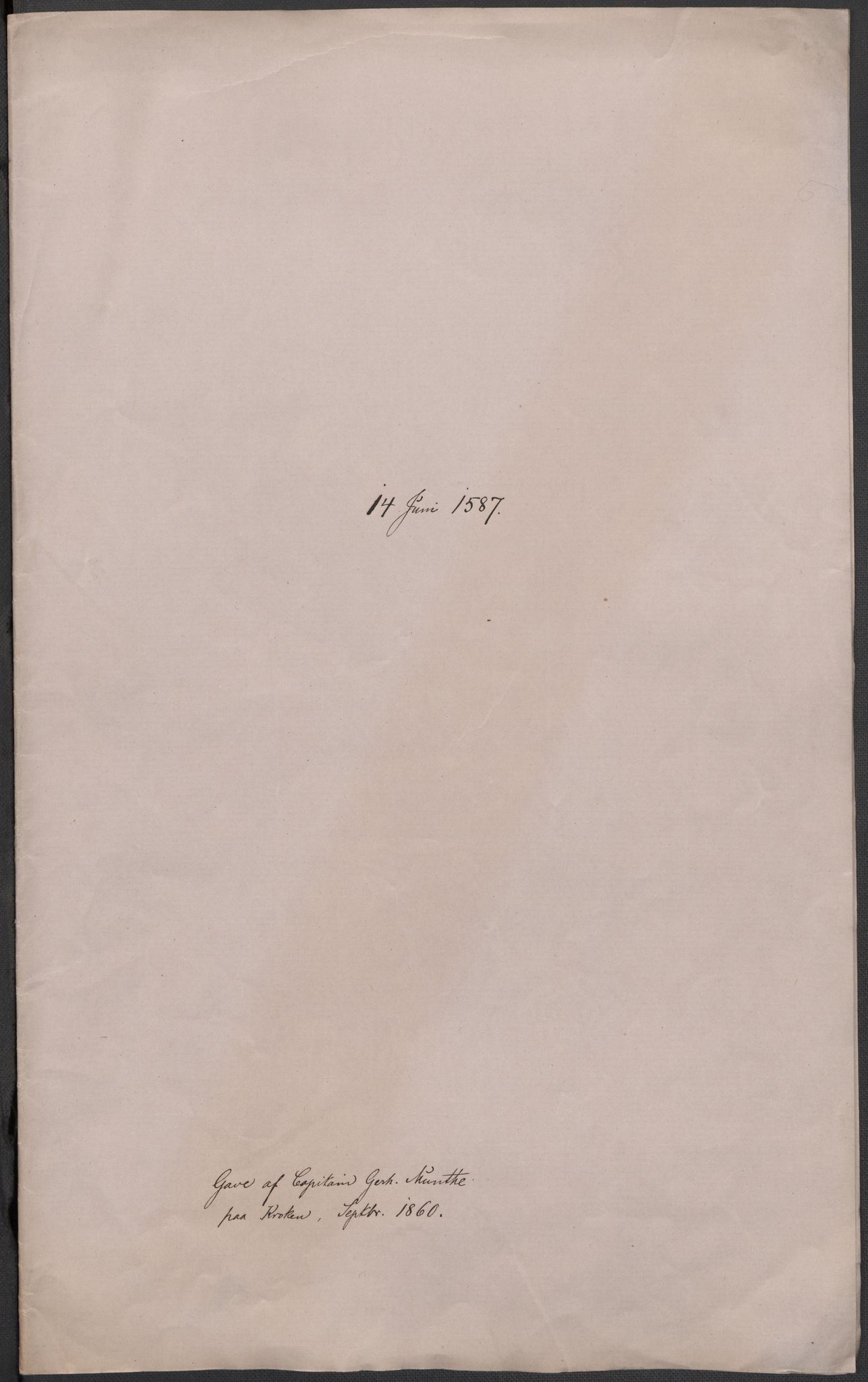 Riksarkivets diplomsamling, RA/EA-5965/F02/L0088: Dokumenter, 1586-1587, p. 94