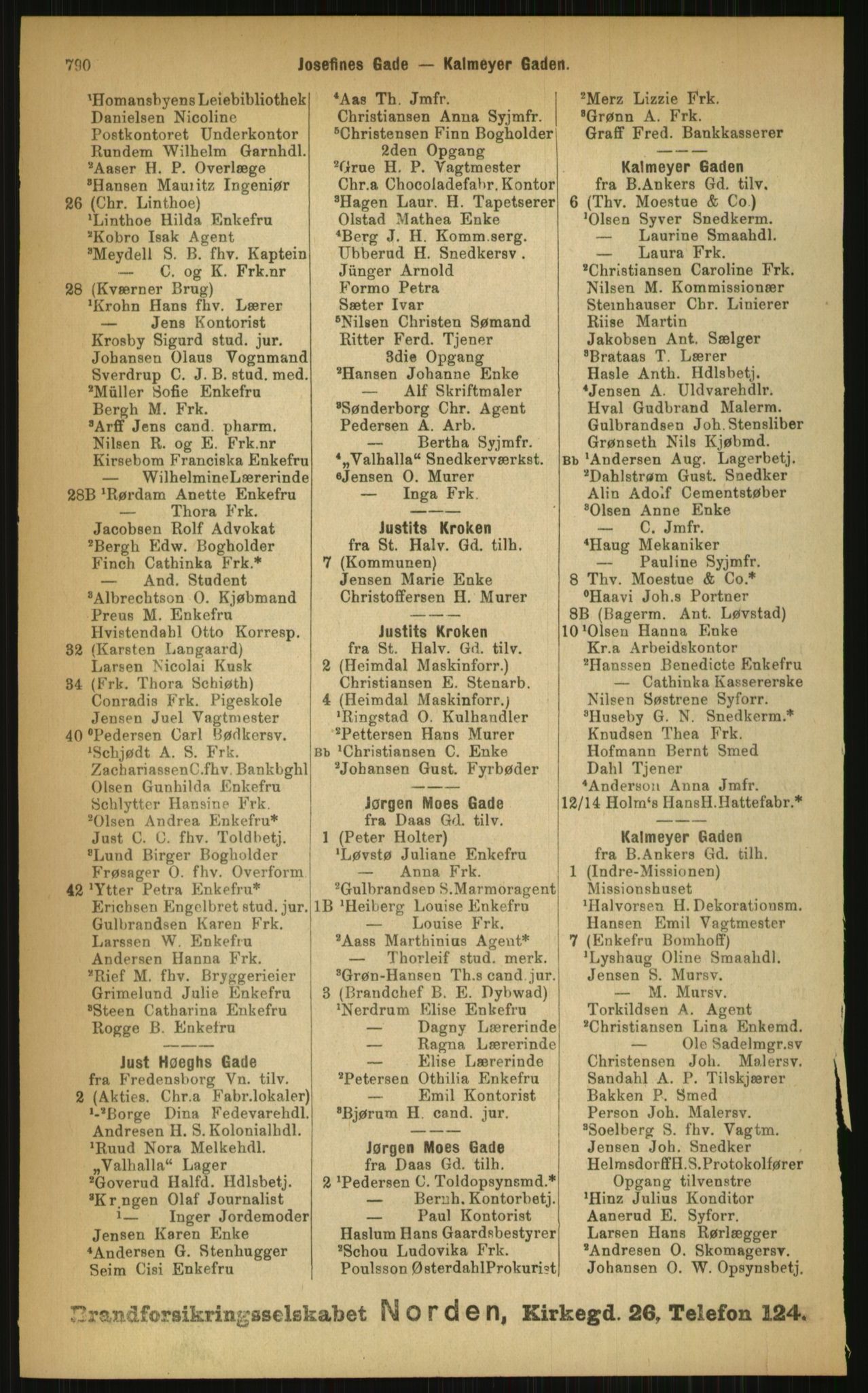 Kristiania/Oslo adressebok, PUBL/-, 1899, p. 790