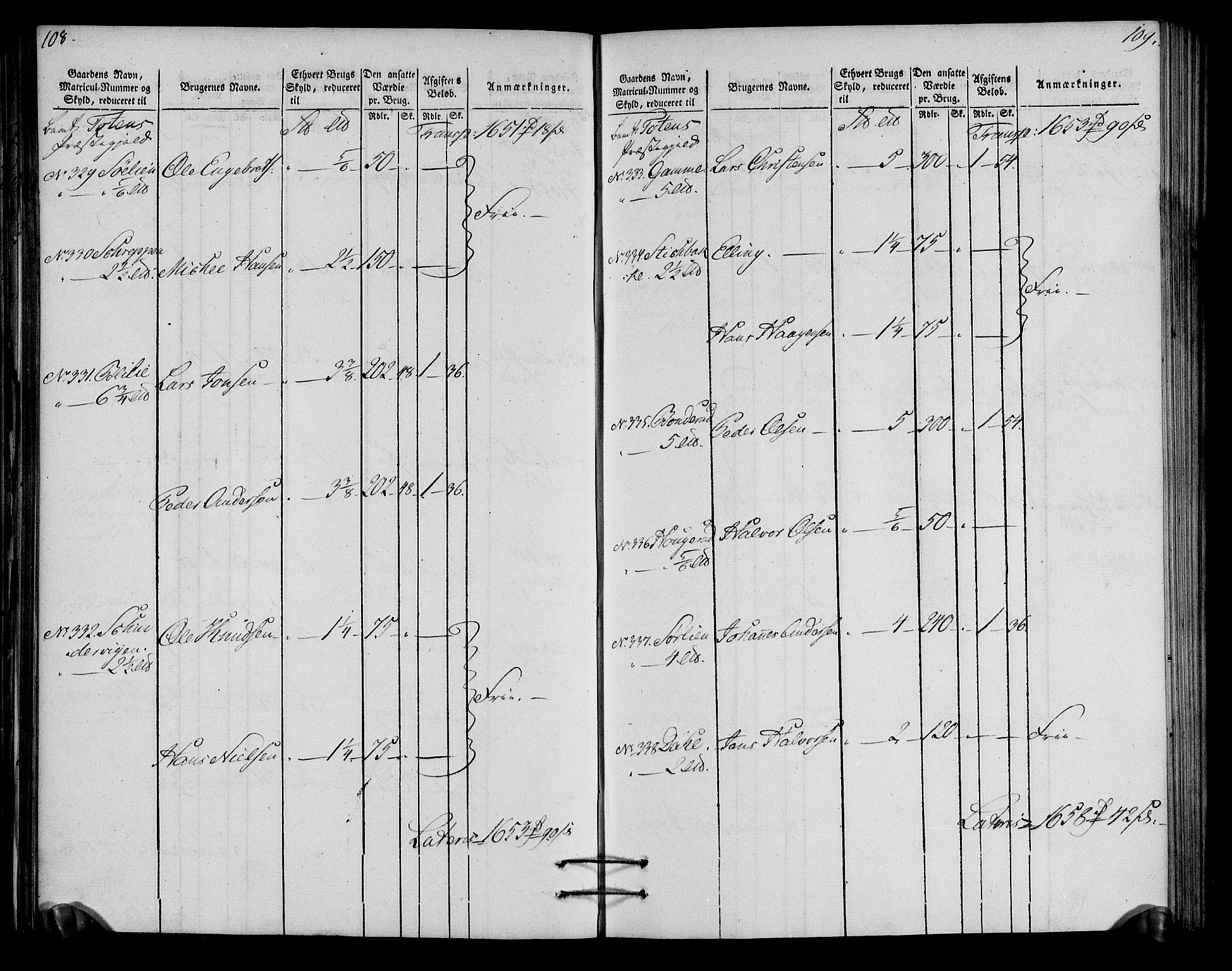 Rentekammeret inntil 1814, Realistisk ordnet avdeling, AV/RA-EA-4070/N/Ne/Nea/L0037: Toten fogderi. Oppebørselsregister, 1803-1804, p. 57