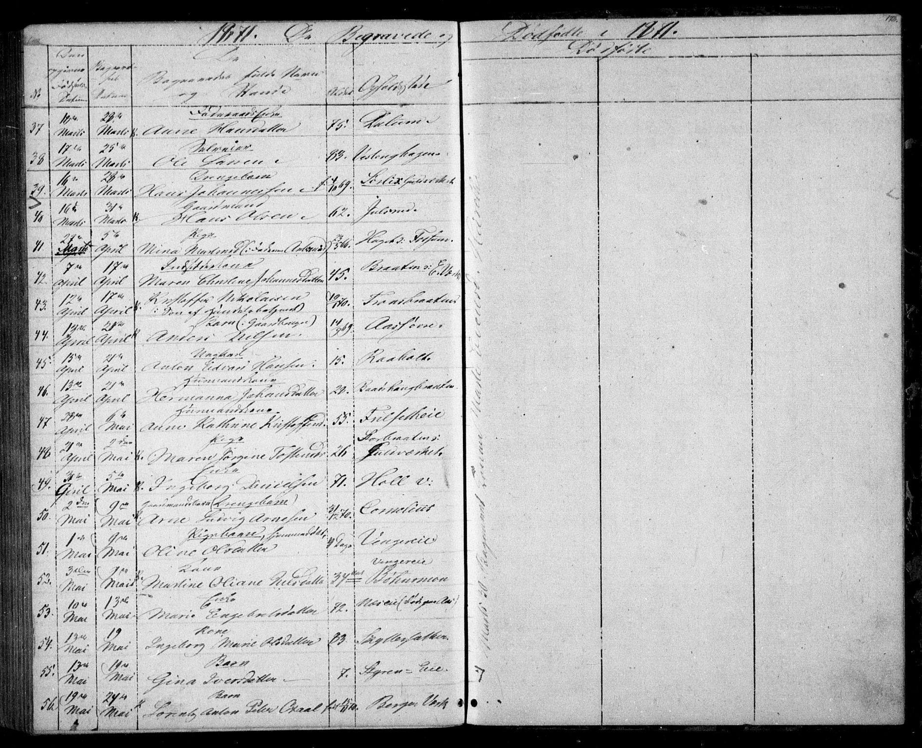 Eidsvoll prestekontor Kirkebøker, AV/SAO-A-10888/G/Ga/L0002: Parish register (copy) no. I 2, 1866-1871, p. 178