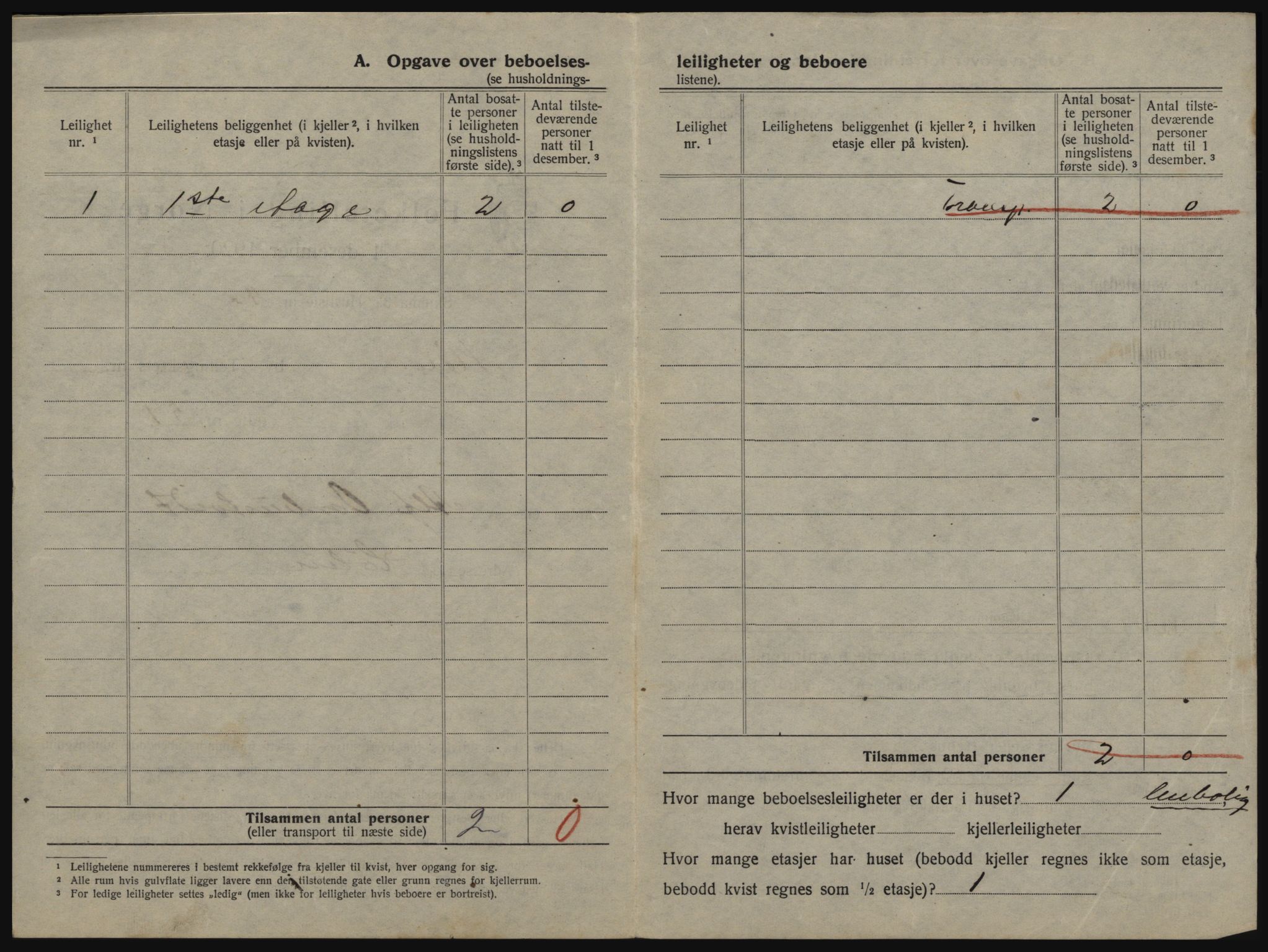 SAO, 1920 census for Hølen, 1920, p. 100