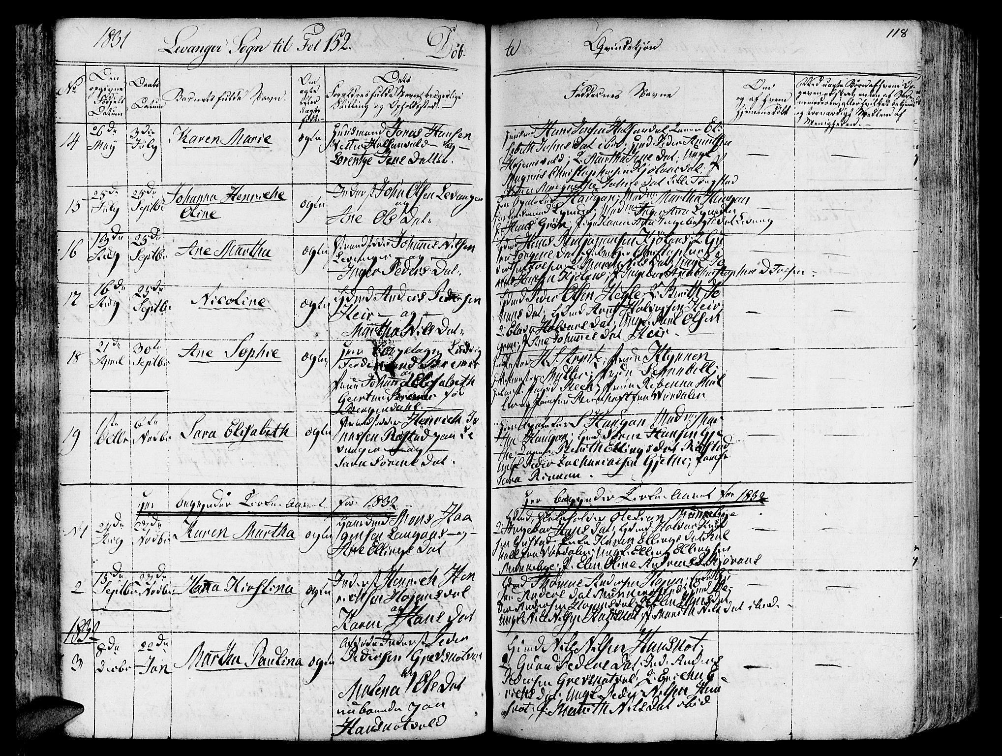 Ministerialprotokoller, klokkerbøker og fødselsregistre - Nord-Trøndelag, AV/SAT-A-1458/717/L0152: Parish register (official) no. 717A05 /3, 1828-1836, p. 118