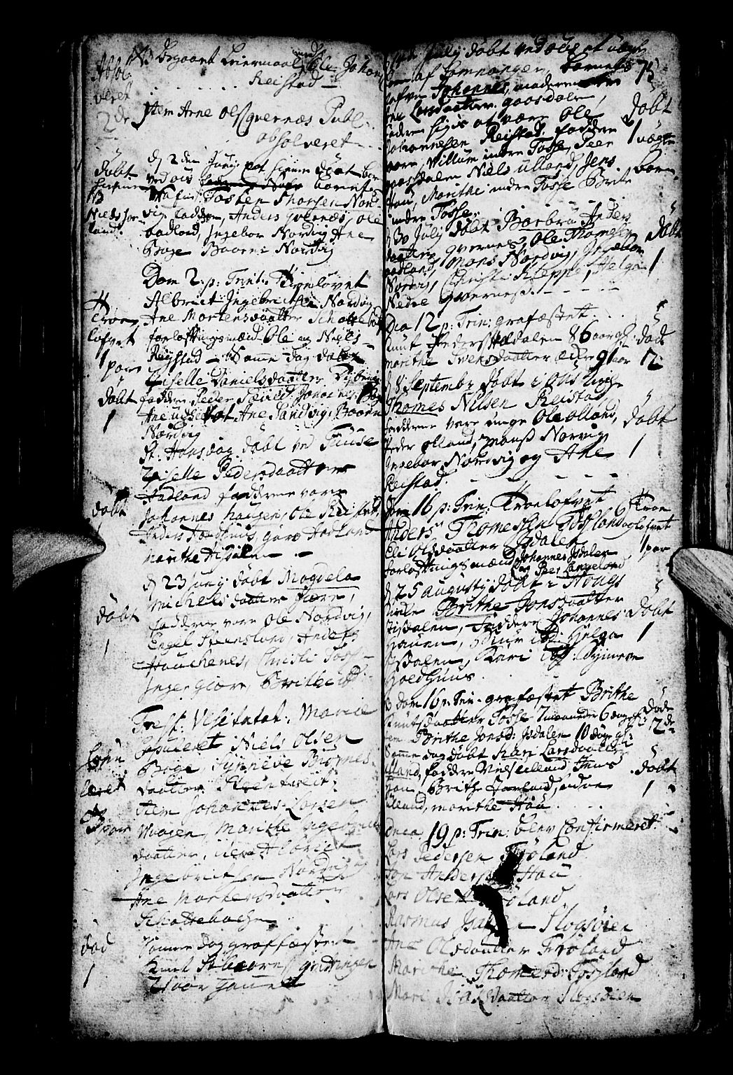 Os sokneprestembete, SAB/A-99929: Parish register (official) no. A 4, 1669-1760, p. 75