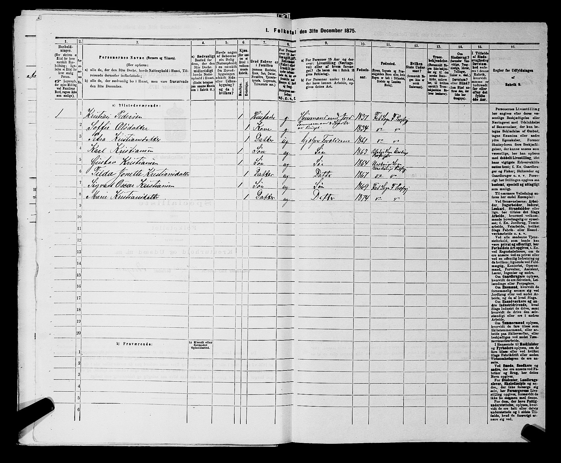 RA, 1875 census for 0227P Fet, 1875, p. 646